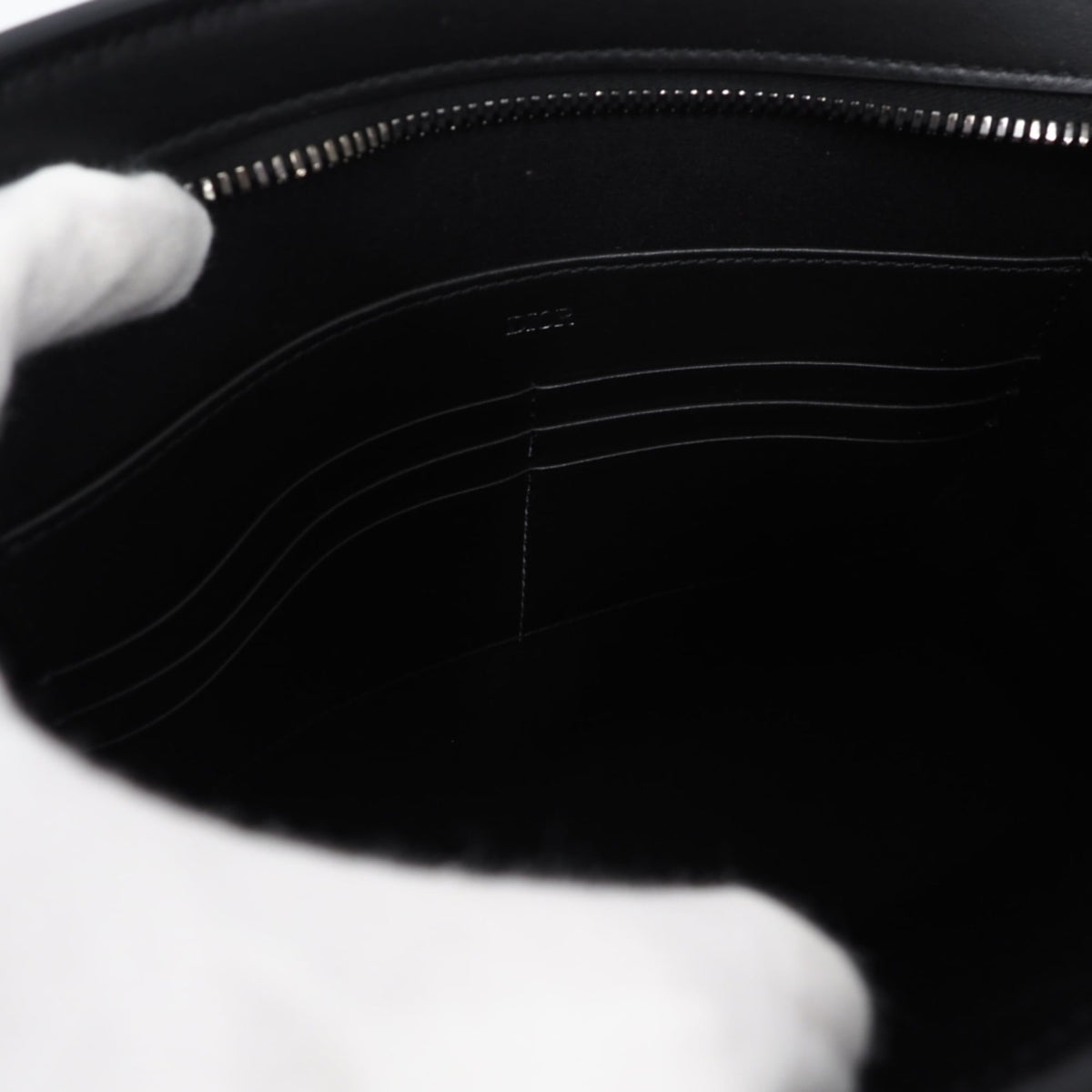 Christian Dior Black Navy Pvc Clutch Bag (Pre-Owned)