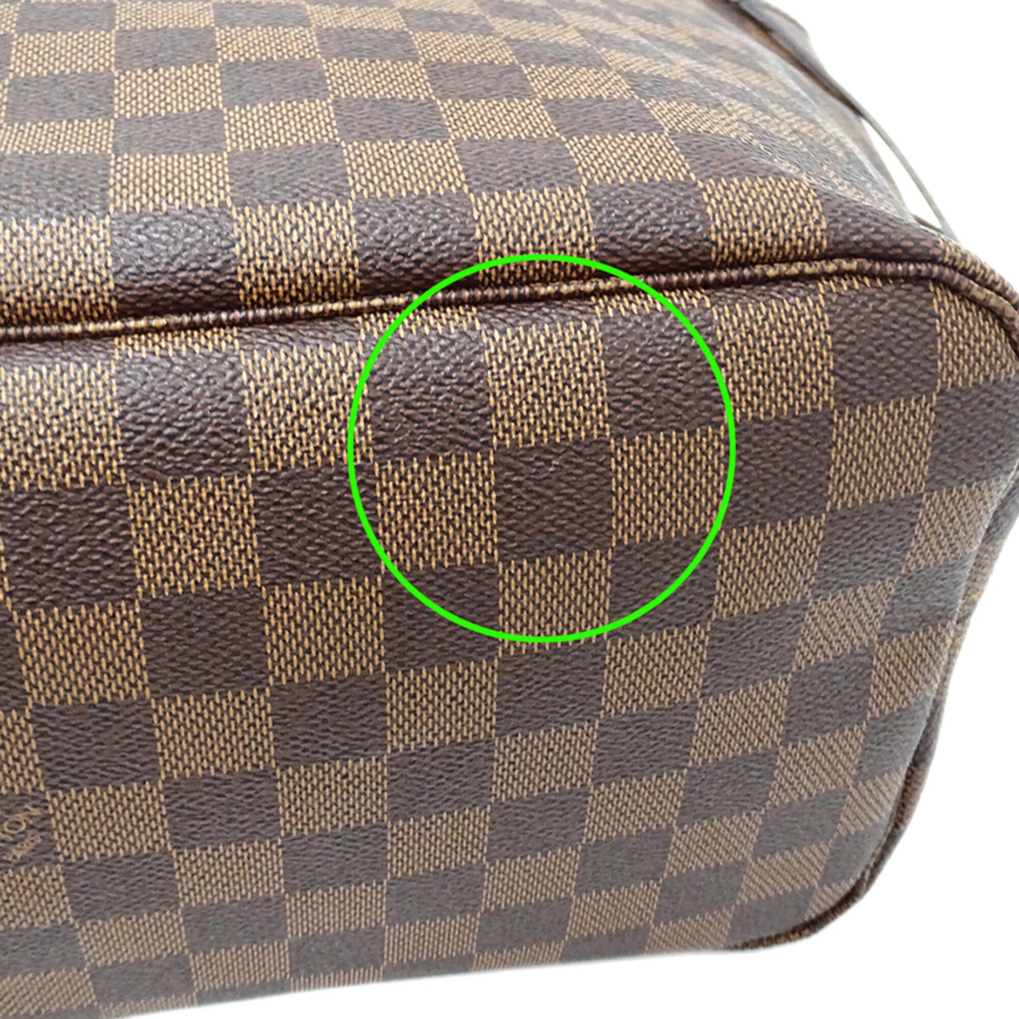 Louis Vuitton Brown Damier Canvas Damier Canvas Handbag Pouch Tote Bag (Pre-Owned)