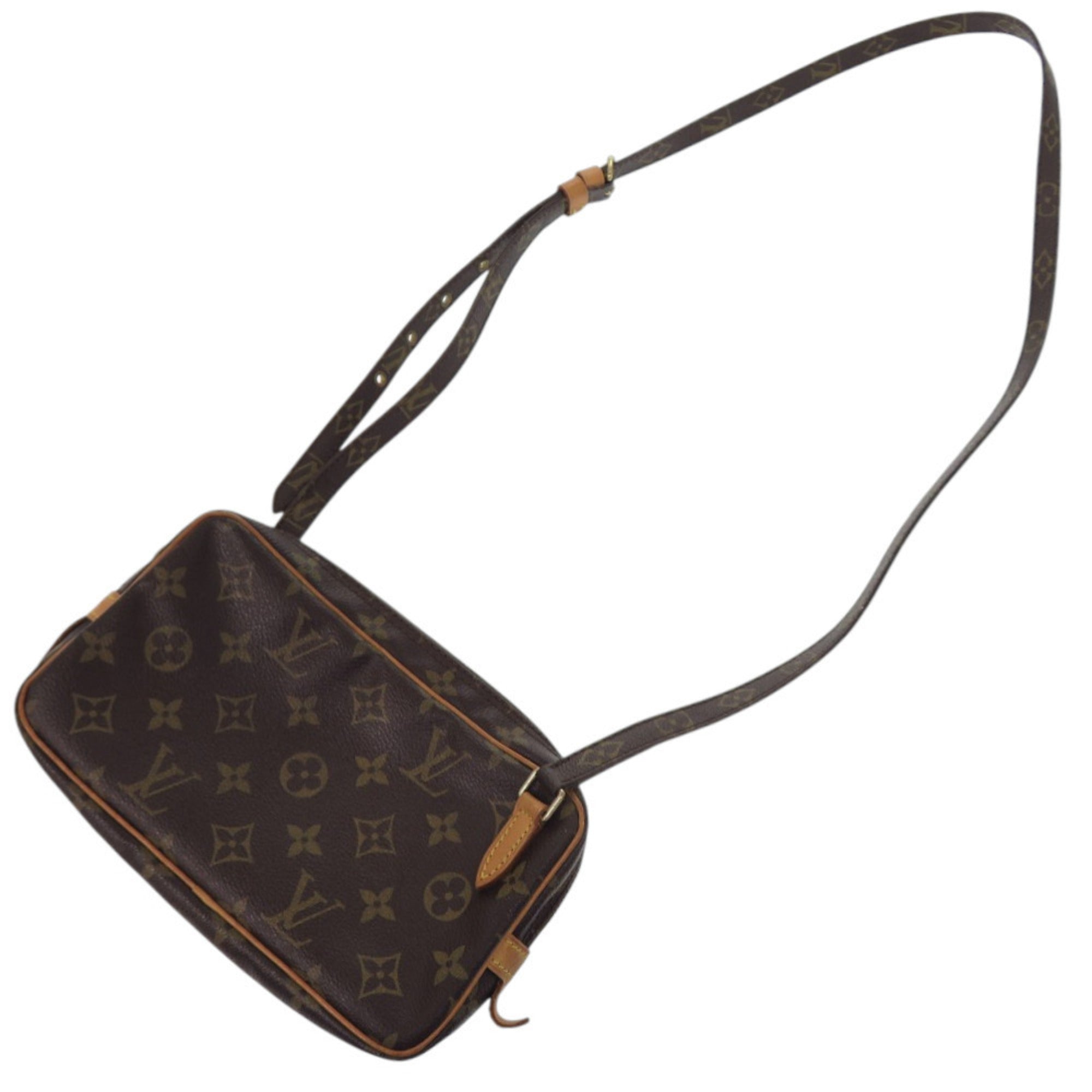 Louis Vuitton Brown Monogram Canvas Shoulder Bag (Pre-Owned)