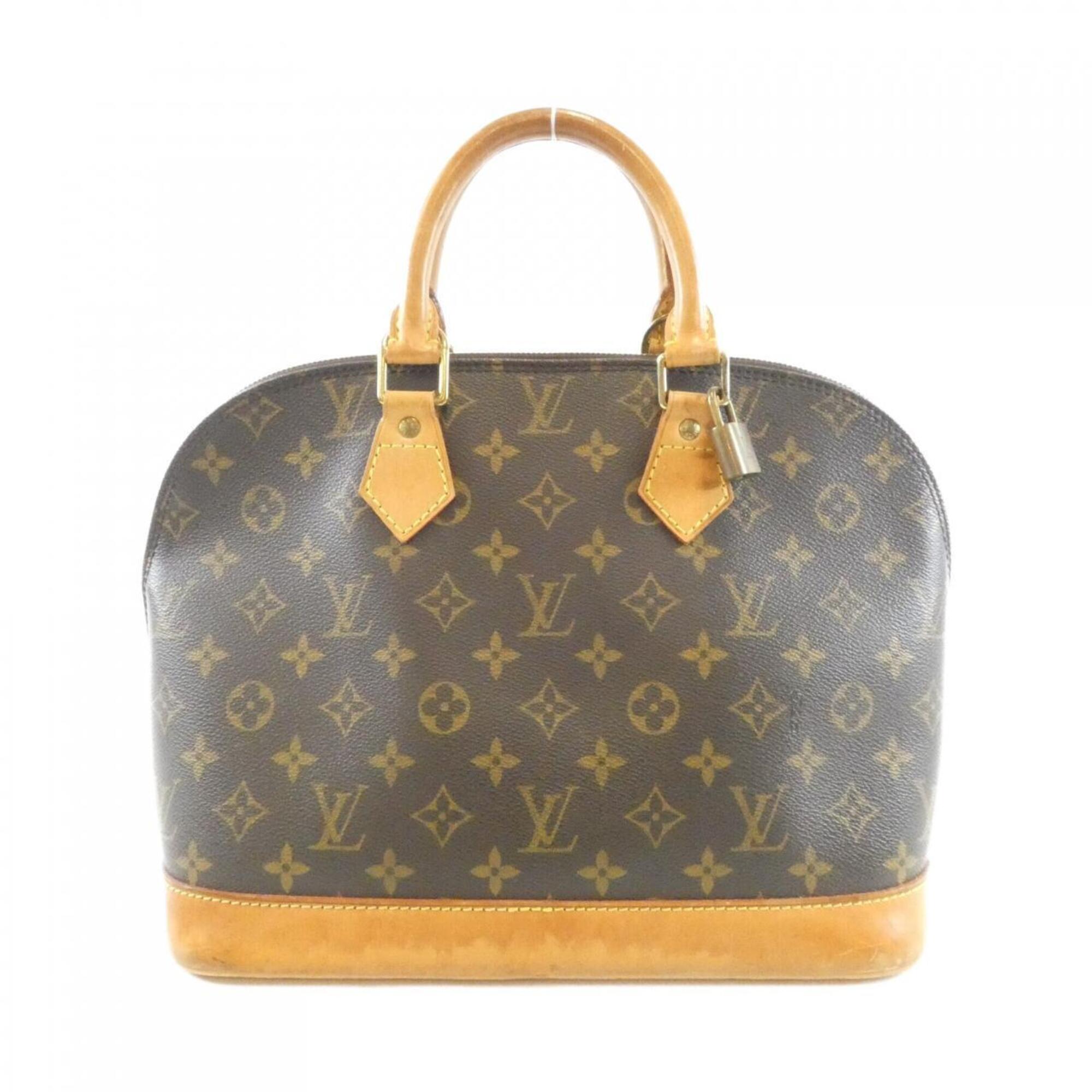 Louis Vuitton Marron Coated Canvas Handbag (Pre-Owned)