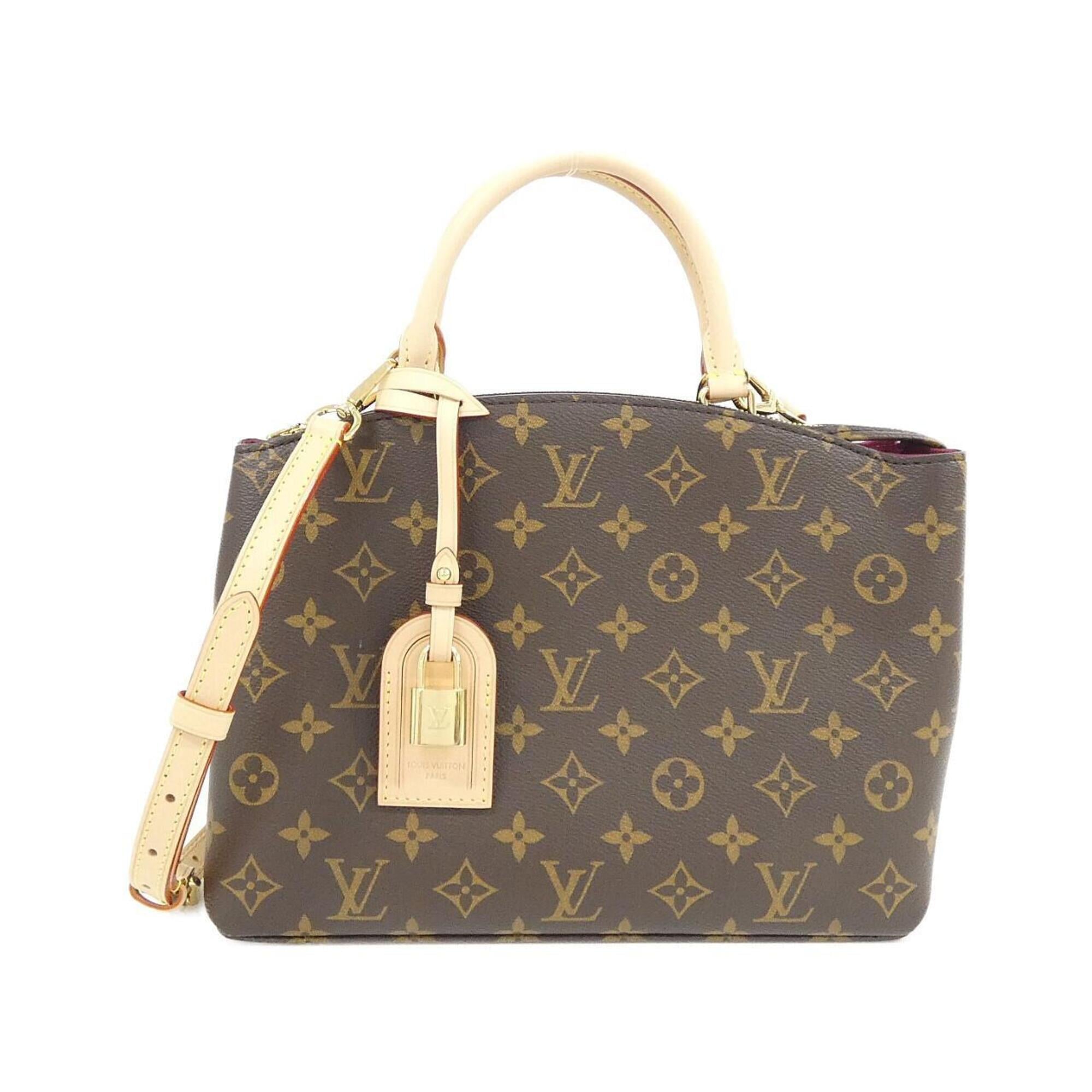Louis Vuitton Marron Coated Canvas Handbag (Pre-Owned)