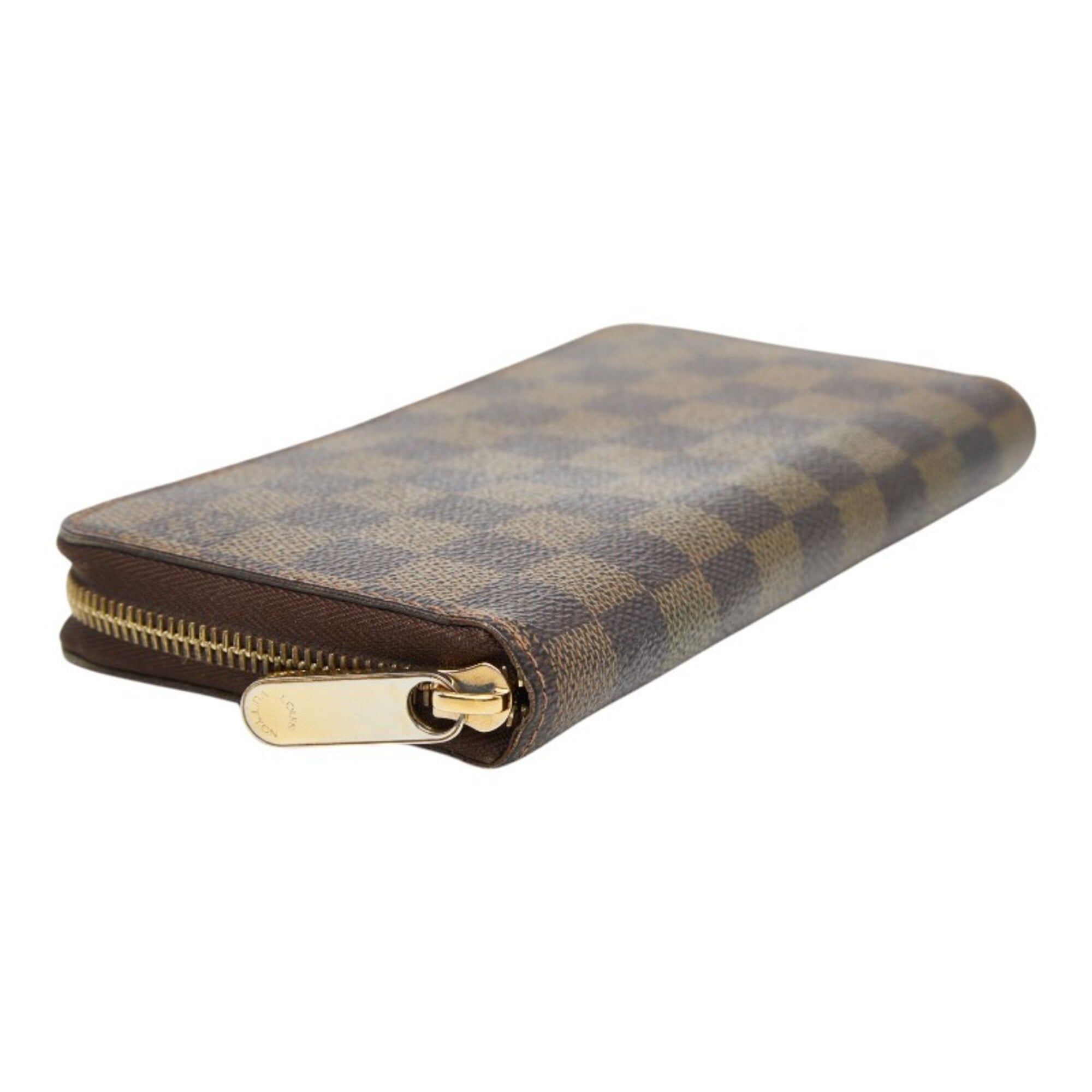 Louis Vuitton Brown Pvc Leather Long Wallet (Bi-Fold) (Pre-Owned)