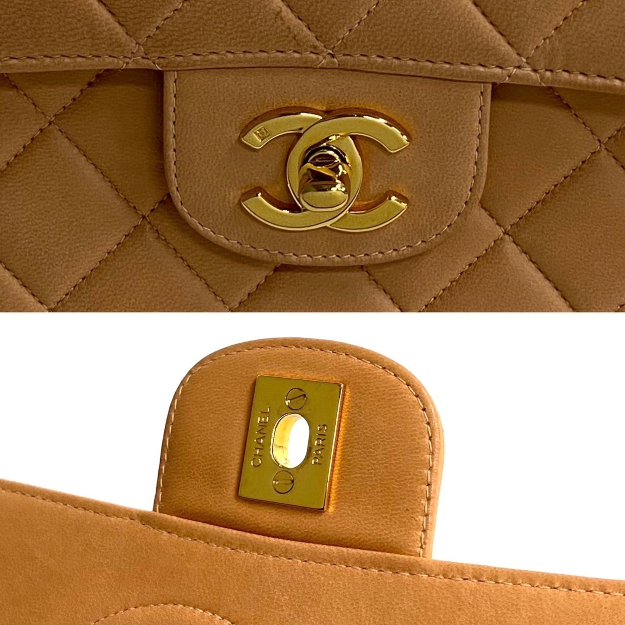 Chanel Pink Leather Handbag (Pre-Owned)