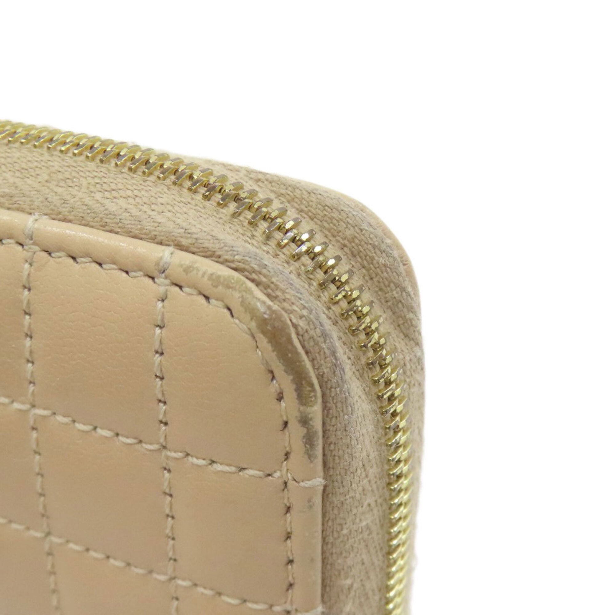 Celine Brown Leather Long Wallet (Bi-Fold) (Pre-Owned)