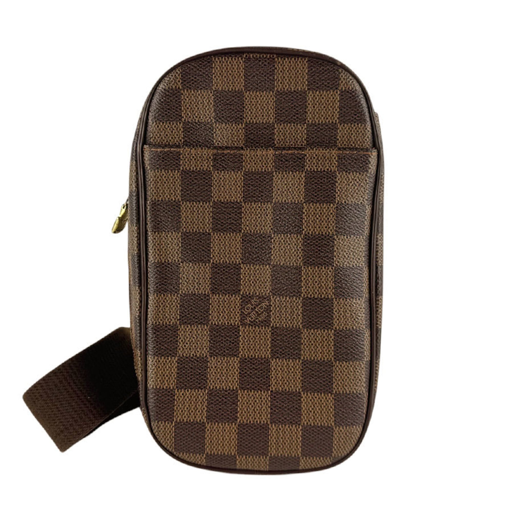 Louis Vuitton Brown Damier Canvas Damier Canvas Pochette Sling Bag (Pre-Owned)