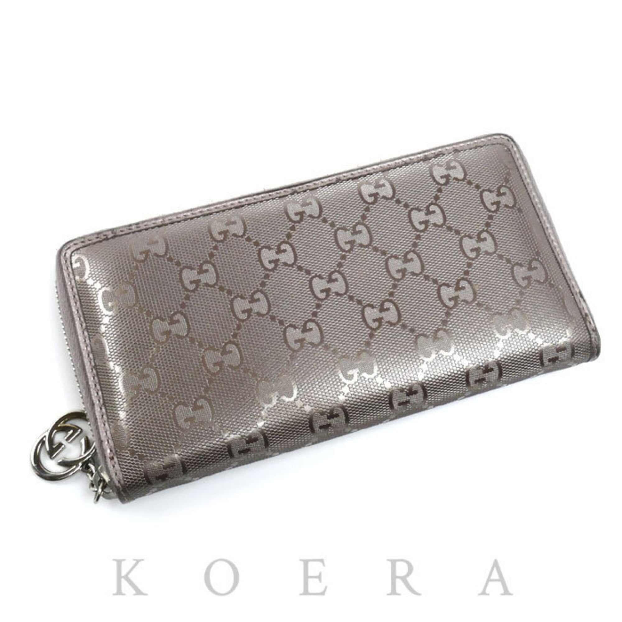 Gucci Metallic Purple Pvc Long Wallet (Bi-Fold) (Pre-Owned)