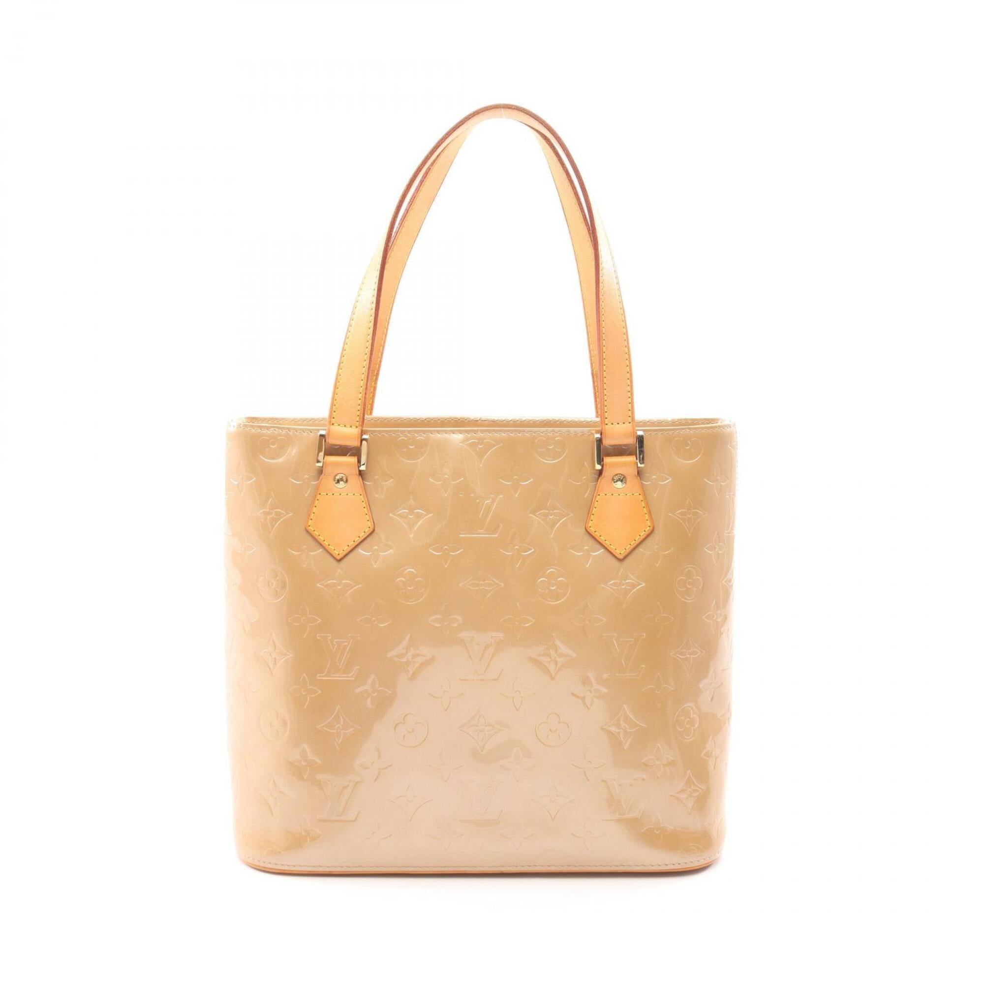 Louis Vuitton Monogram Vernis Beige Noisette Vernis Leather Handbag (Pre-Owned)