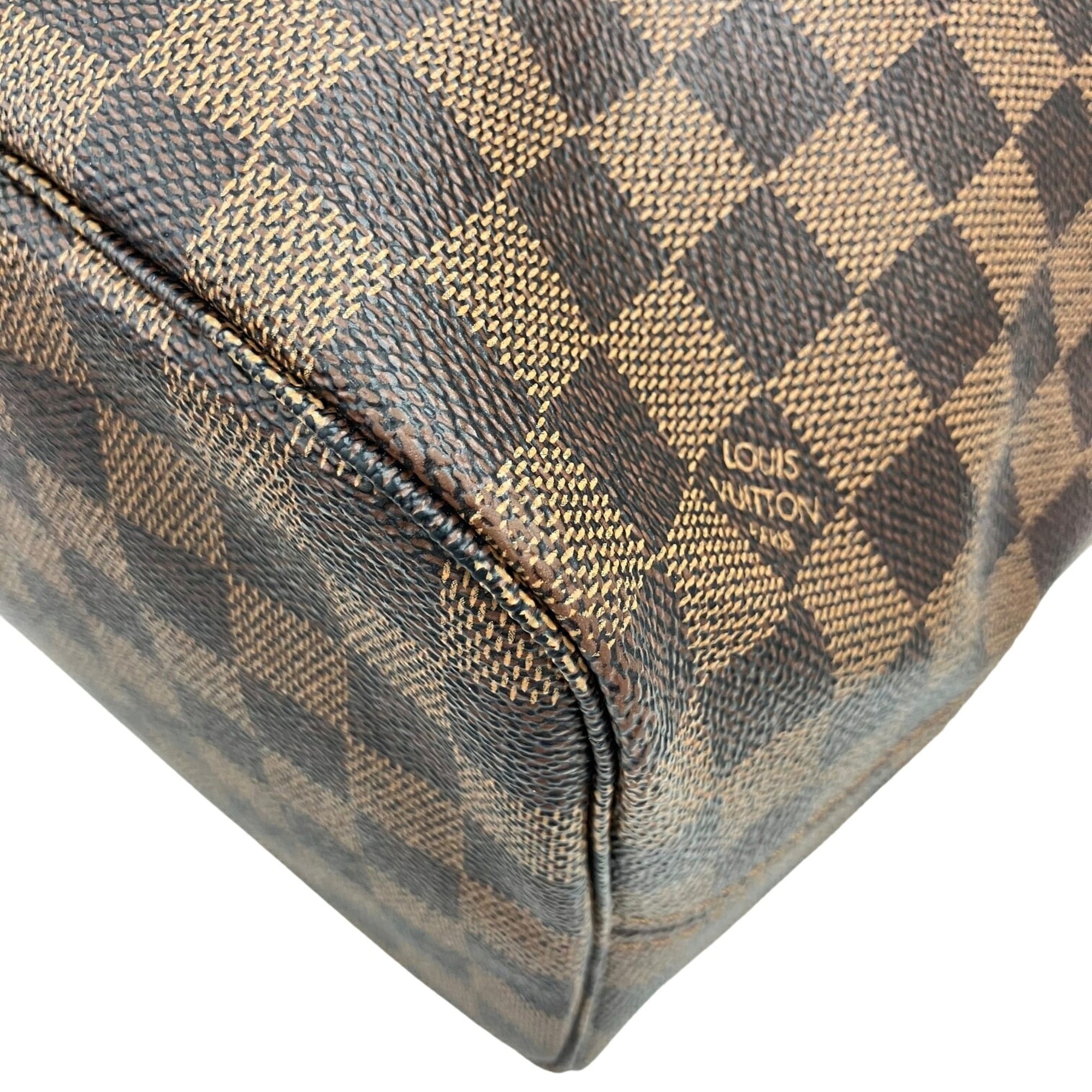 Louis Vuitton Brown Damier Canvas Damier Canvas Shoulder Bag Tote Bag (Pre-Owned)