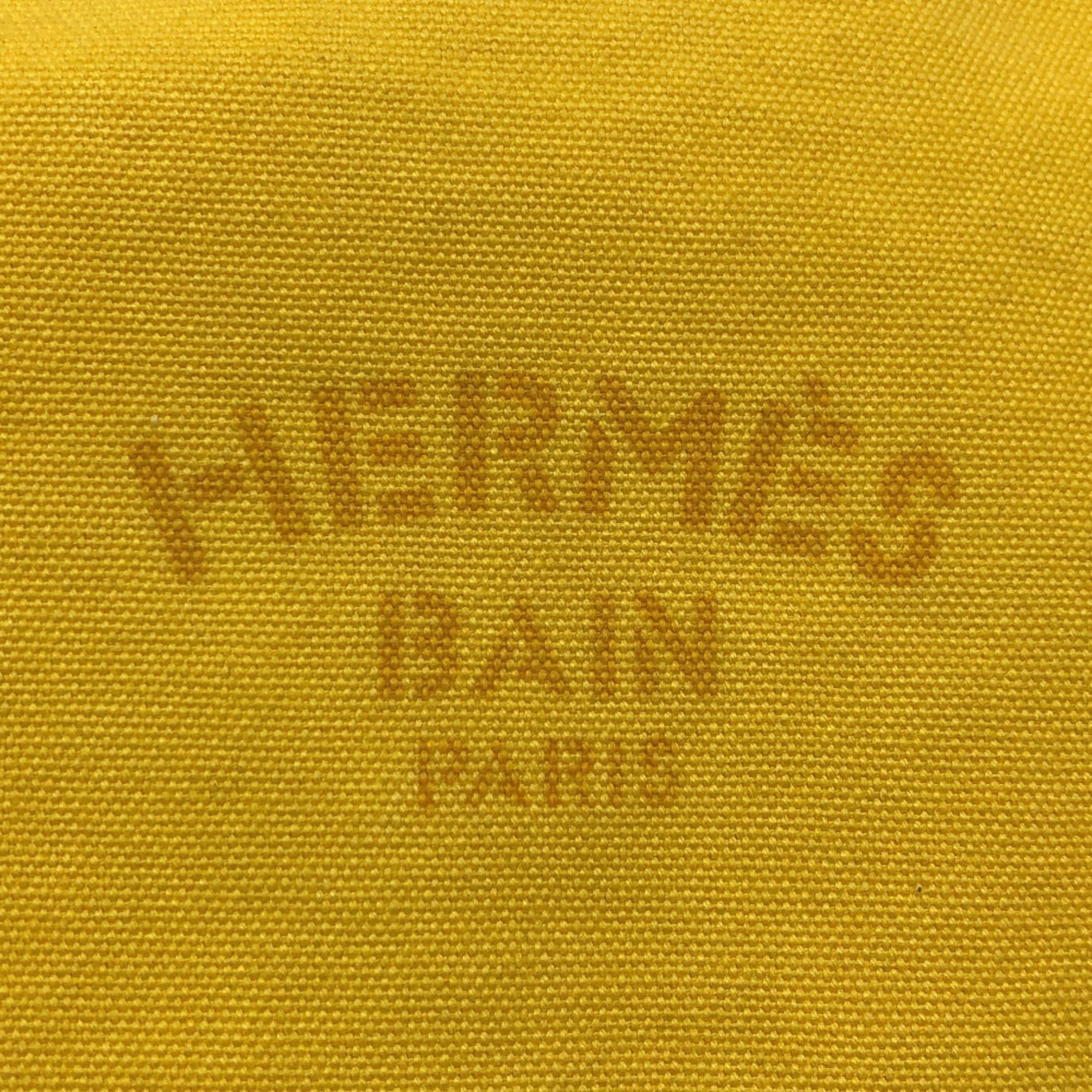 Hermes Yellow Canvas Pouch (Pre-Owned)
