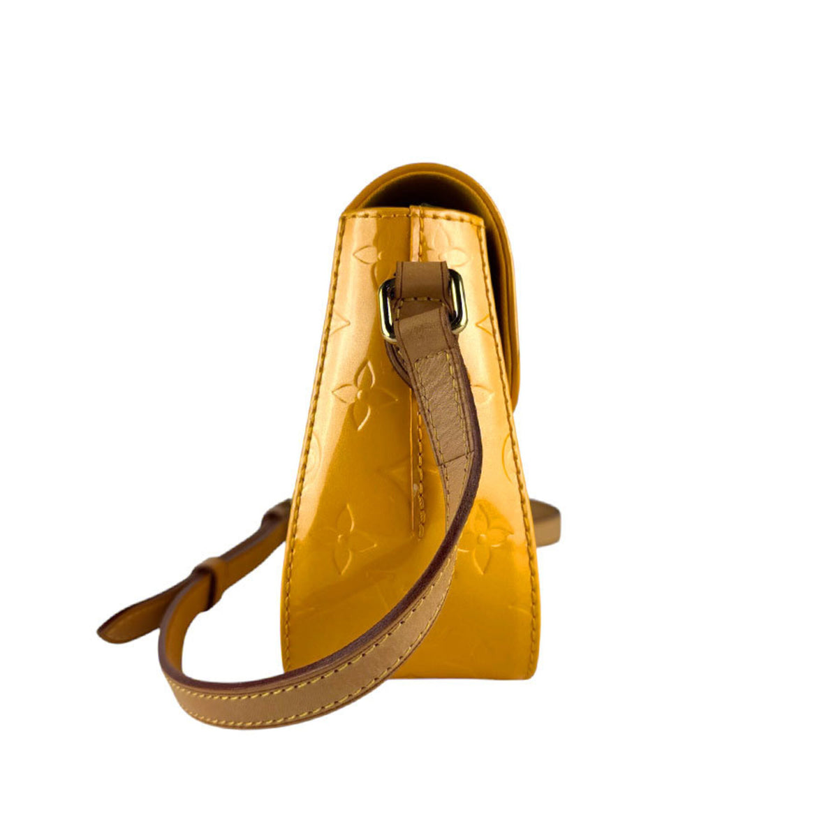 Louis Vuitton Jaune Monogram Vernis Shoulder Bag (Pre-Owned)