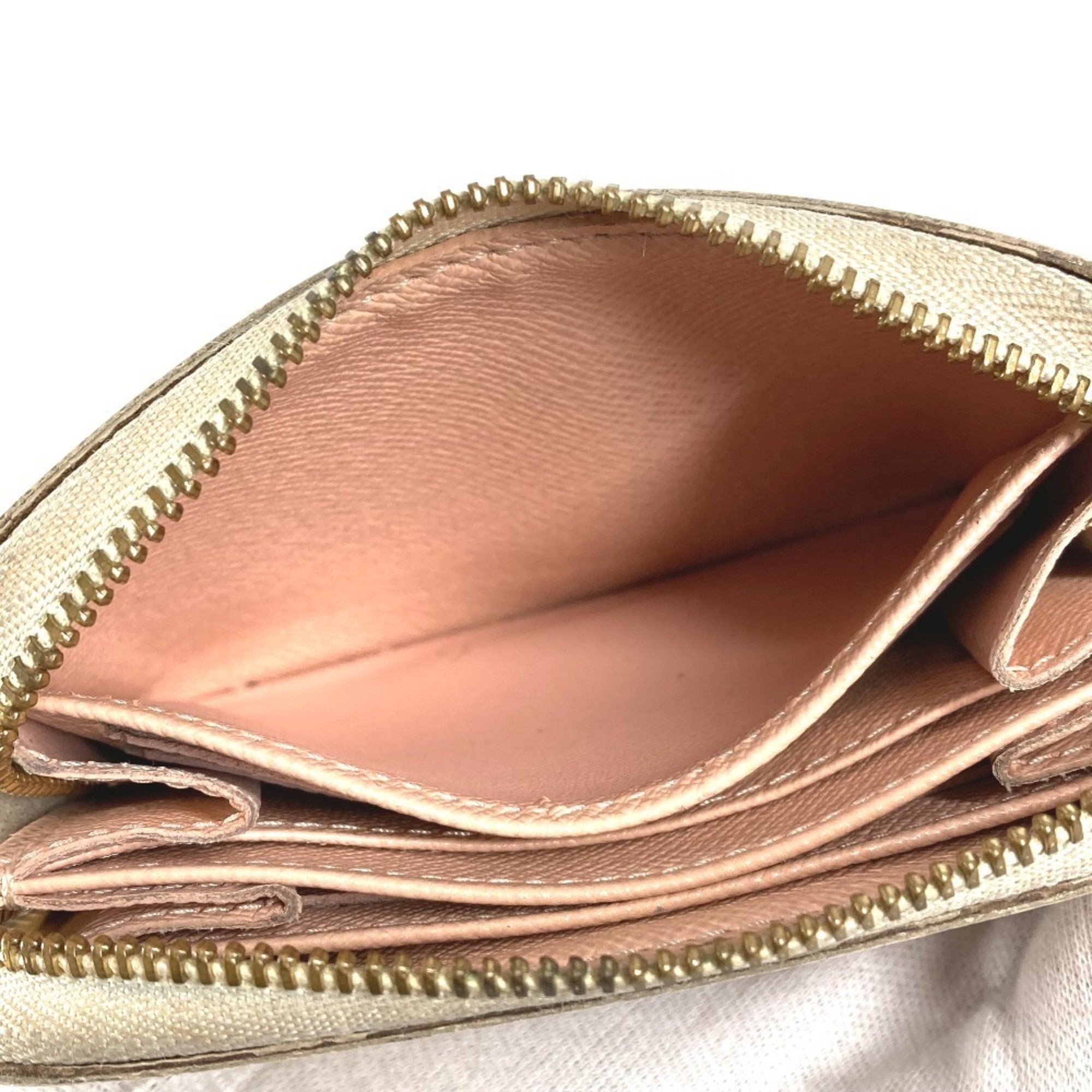 Louis Vuitton Damier Azur Pink White Damier Azur Coin Purse/Coin Case (Pre-Owned)