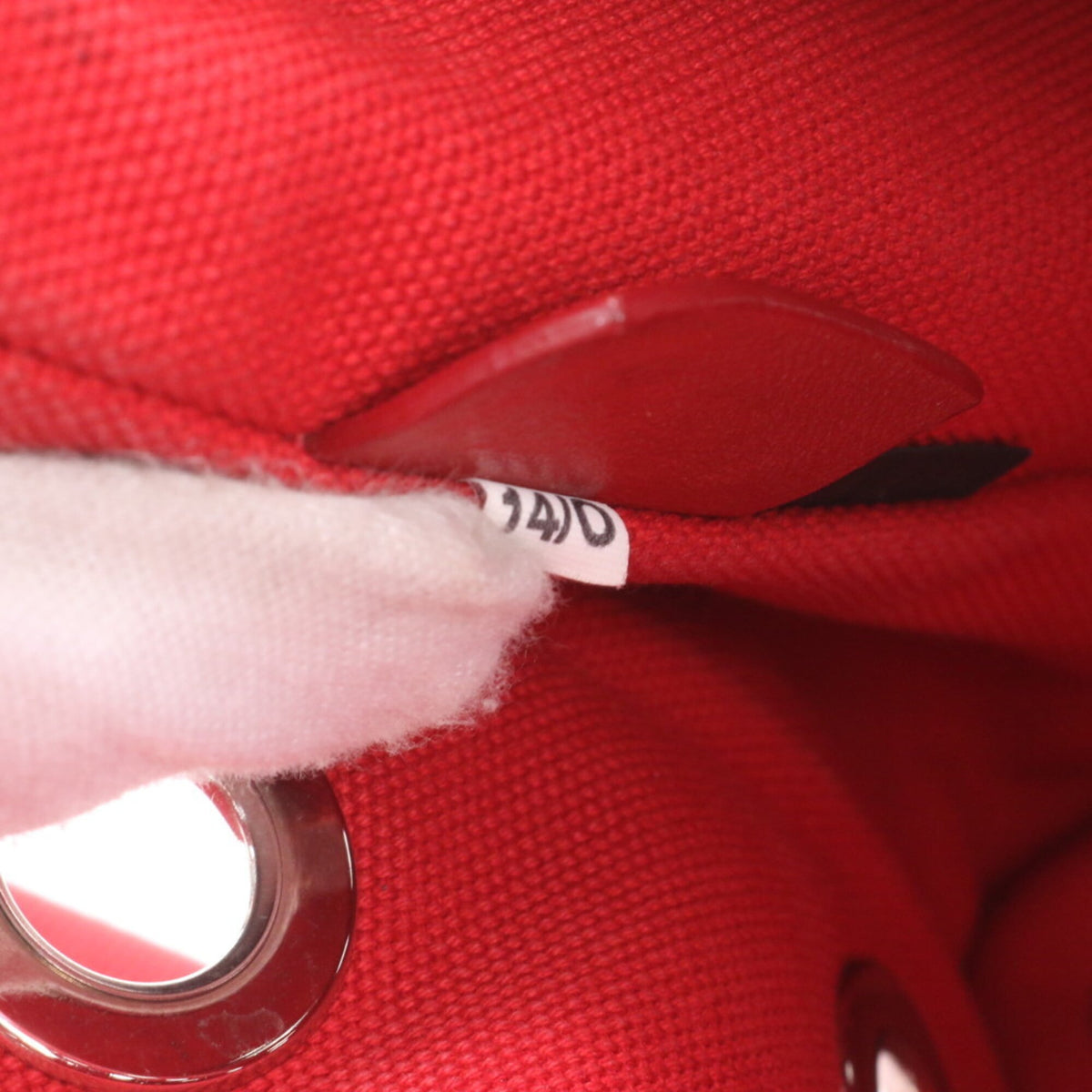 Prada Red Color Shoulder Bag Tote Bag (Pre-Owned)