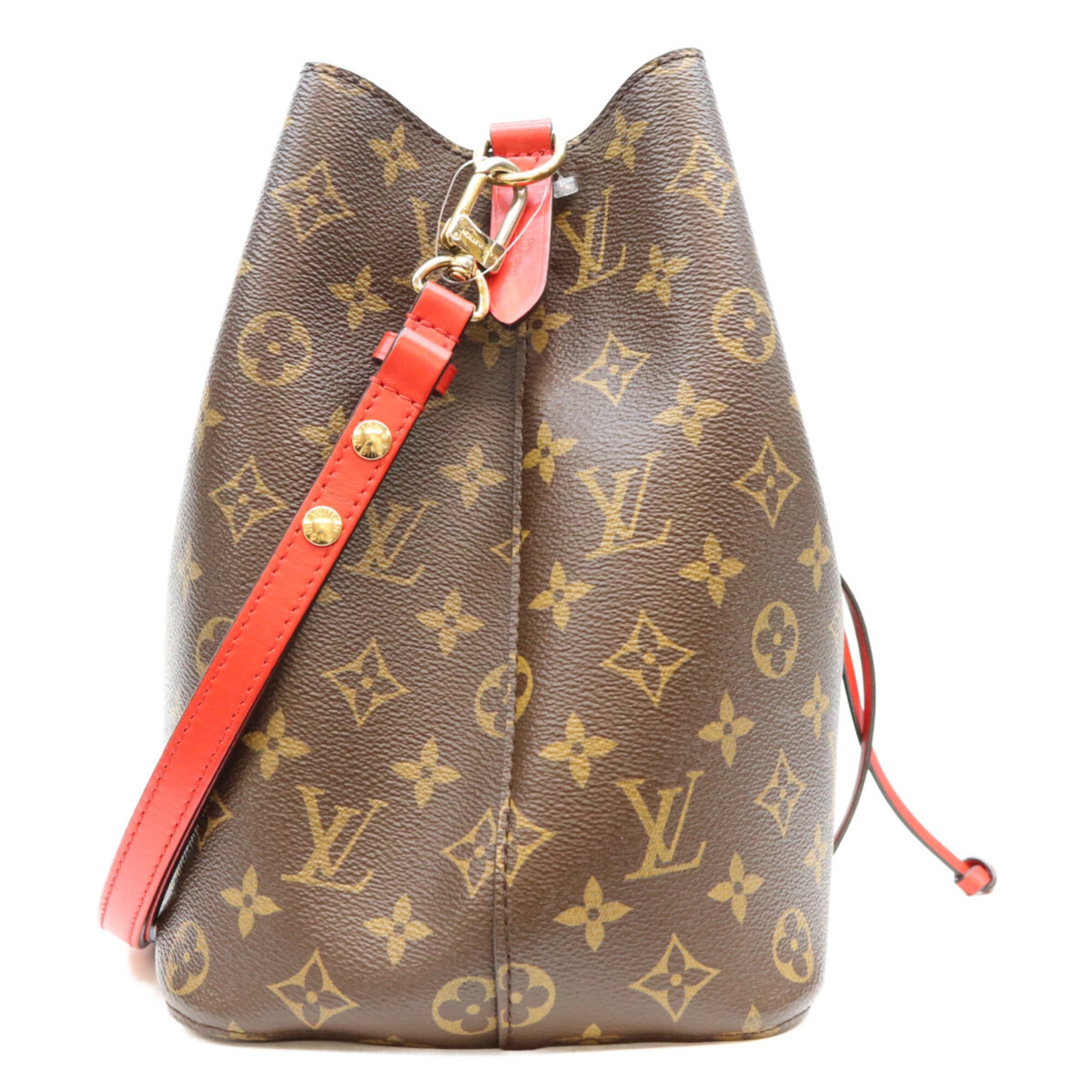 Louis Vuitton Coquelicots Red Color Monogram Shoulder Bag (Pre-Owned)