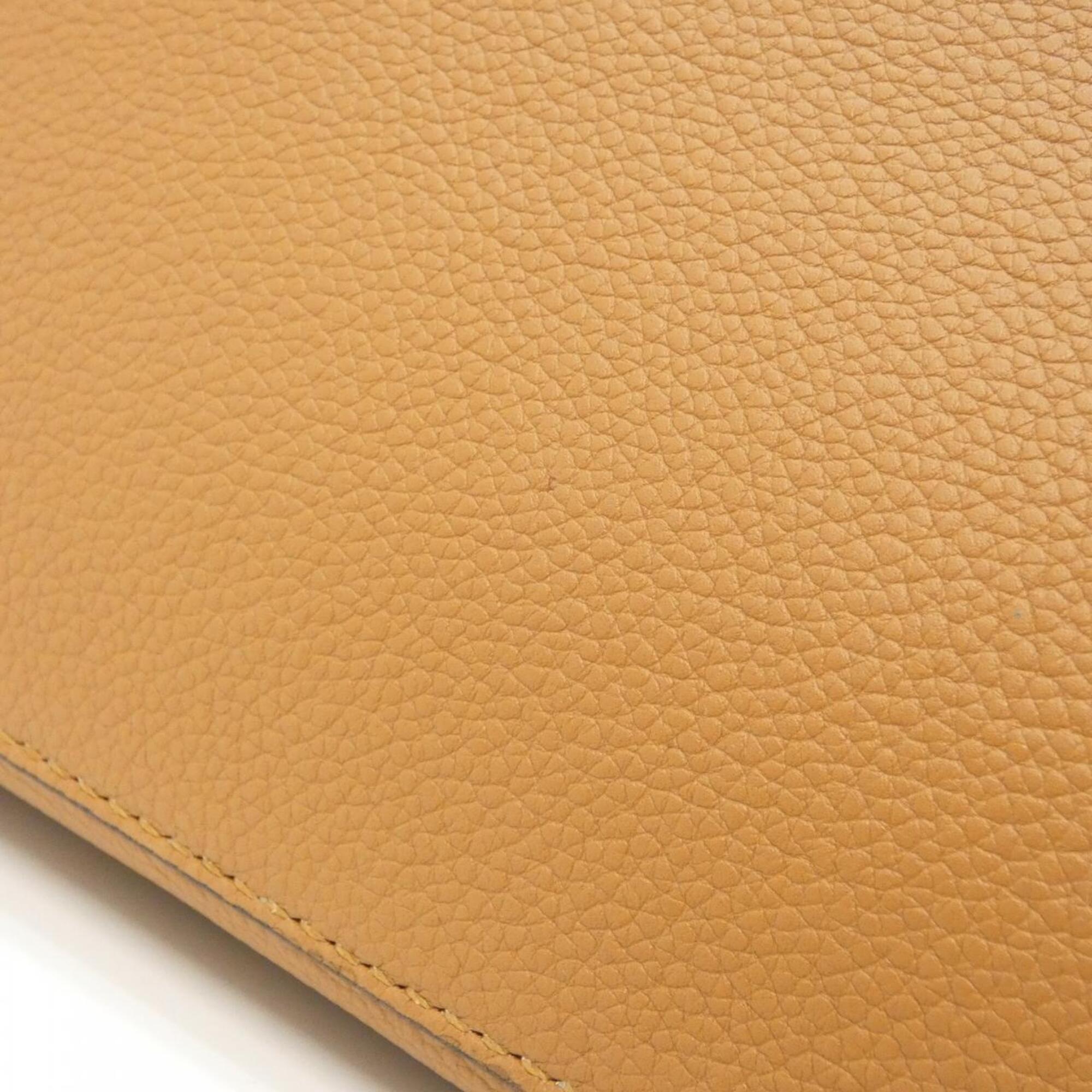 Fendi Brown Leather Handbag (Pre-Owned)