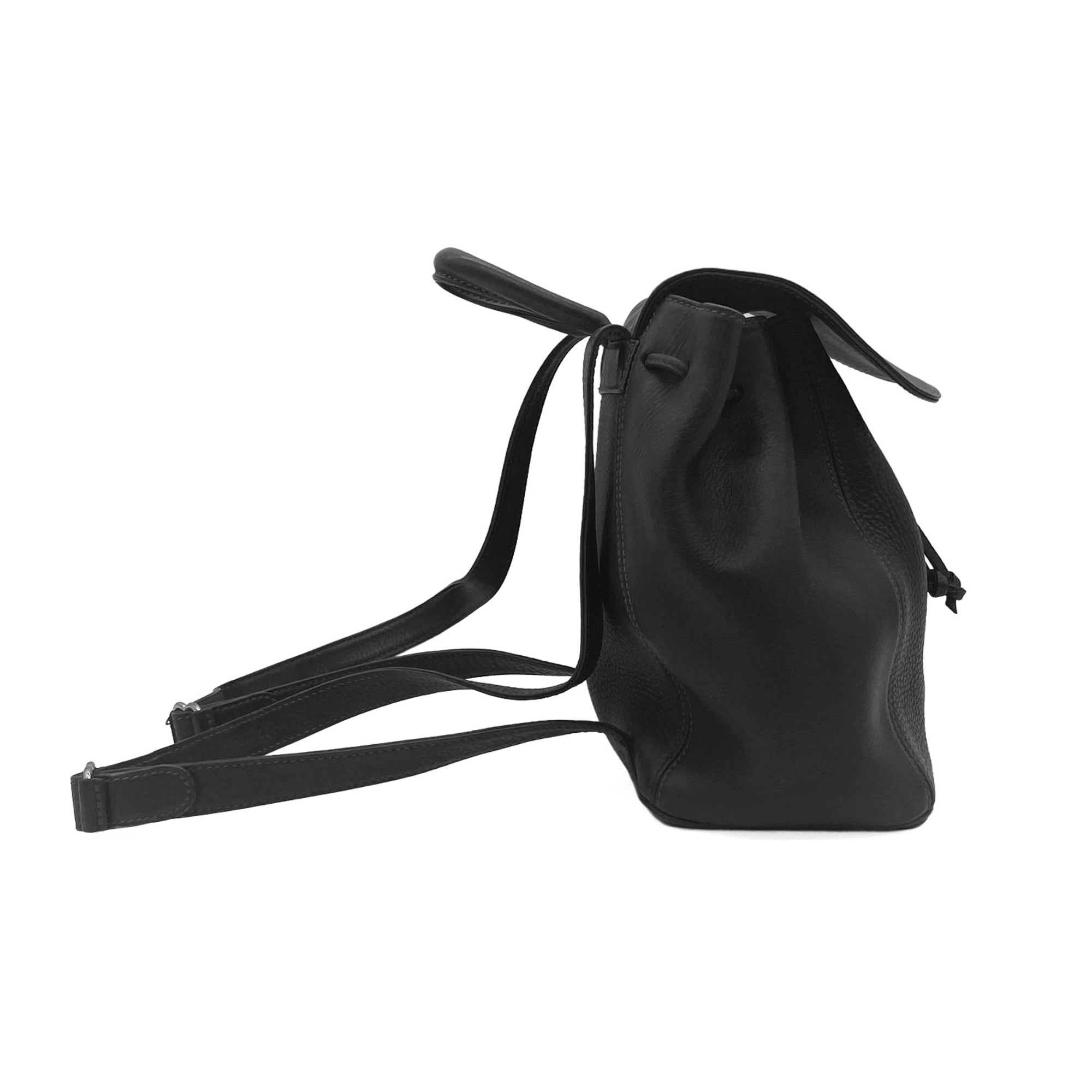 Coach Black Leather Backpack (Pre-Owned)