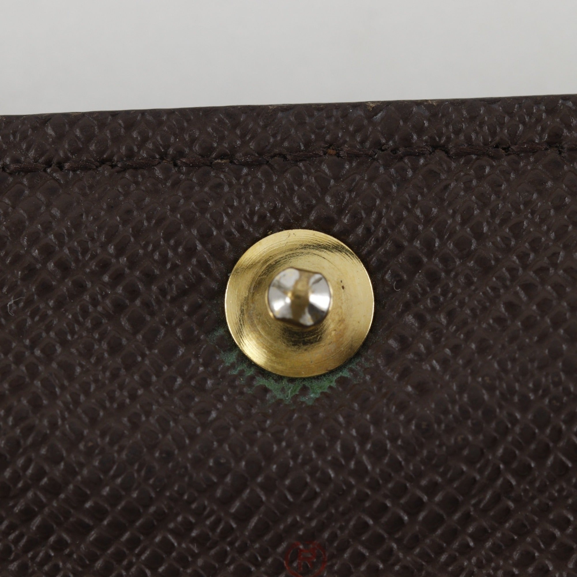 Louis Vuitton Brown Damier Canvas Long Wallet (Bi-Fold) (Pre-Owned)
