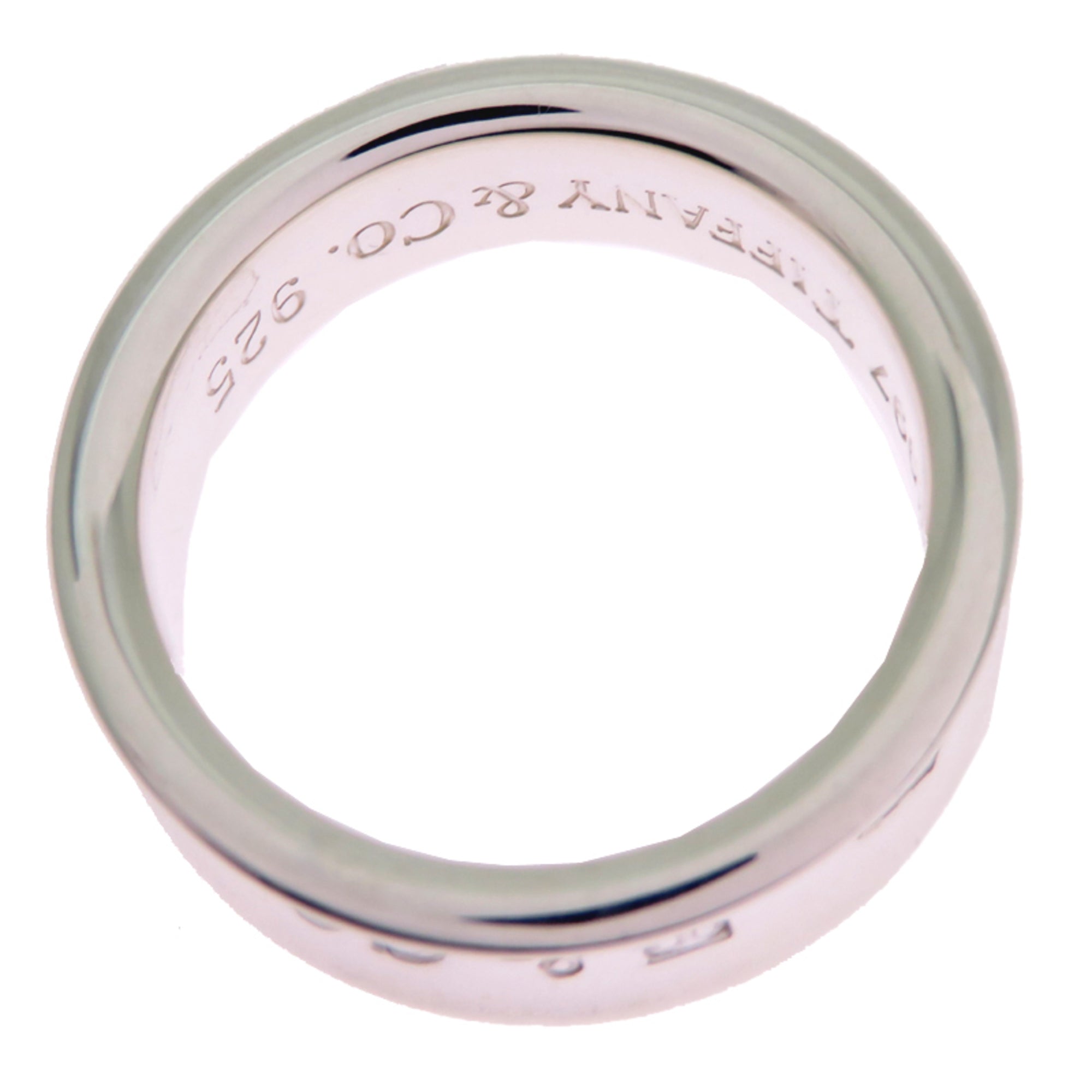 Tiffany Silver 925 Band Ring (Pre-Owned)