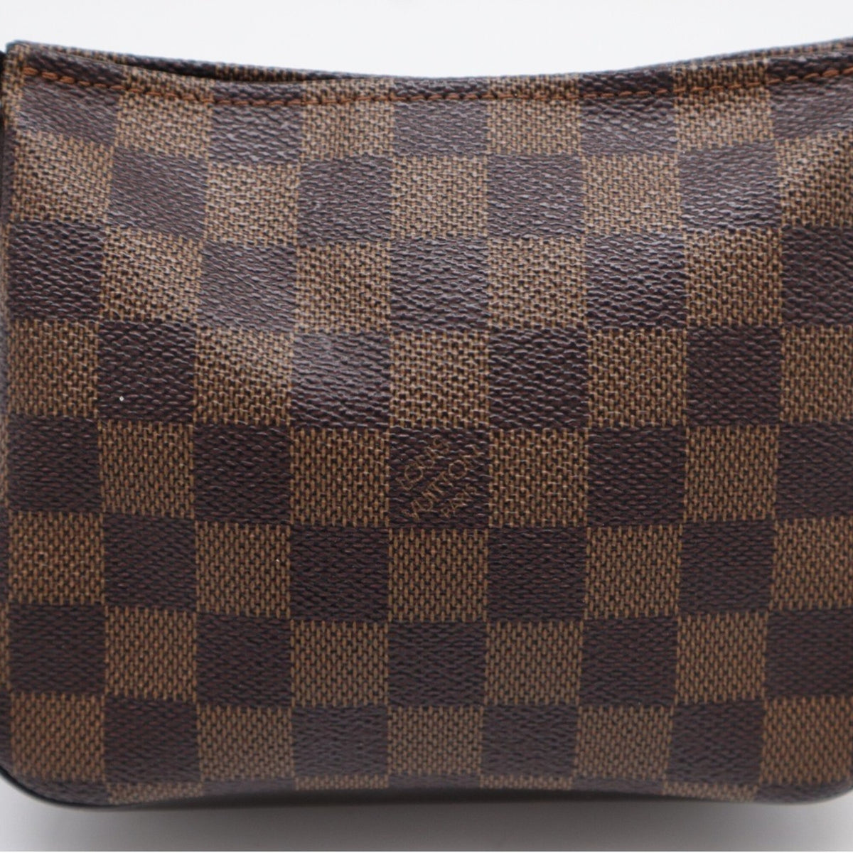 Louis Vuitton Damier Brown Coated Canvas Leather Handbag (Pre-Owned)