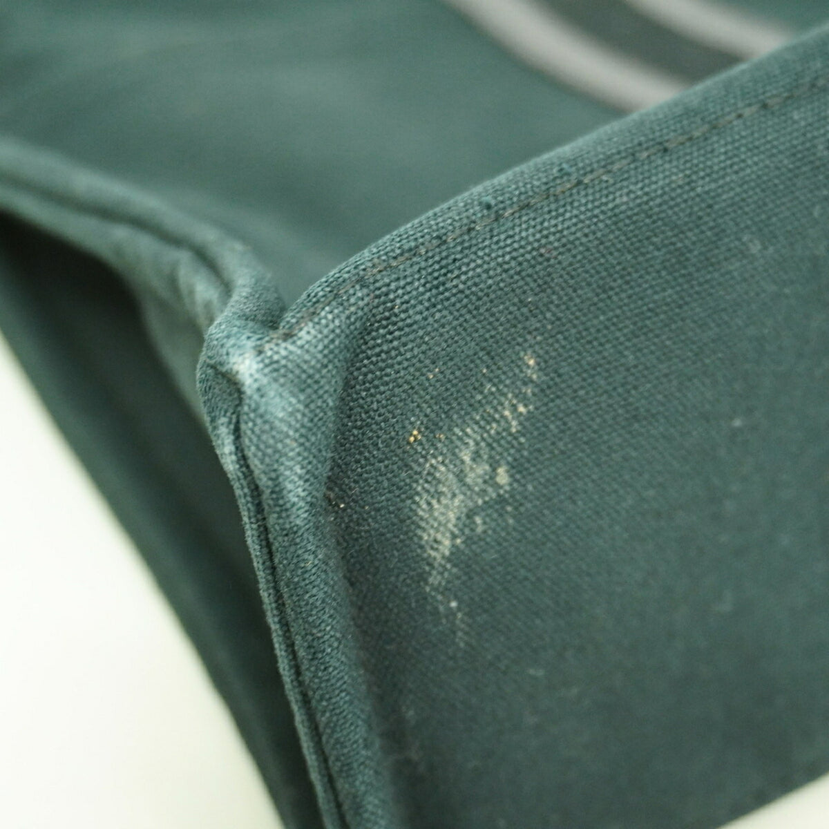 Hermes Black Canvas Tote Bag (Pre-Owned)
