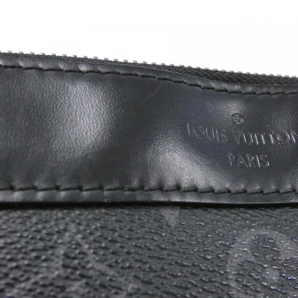 Louis Vuitton Black Coated Canvas Handbag Pochette (Pre-Owned)