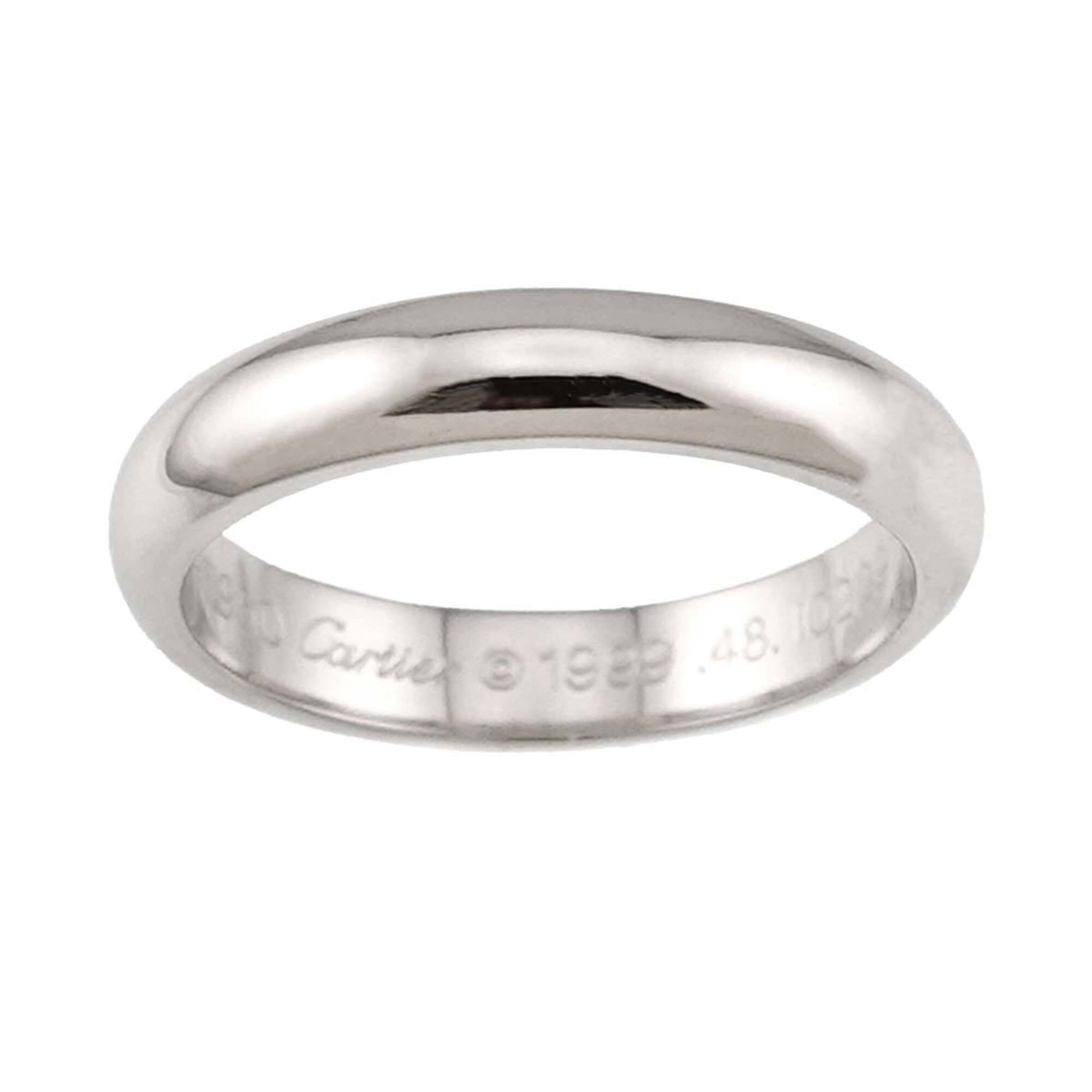 Cartier Platinum 950 Band Ring (Pre-Owned)