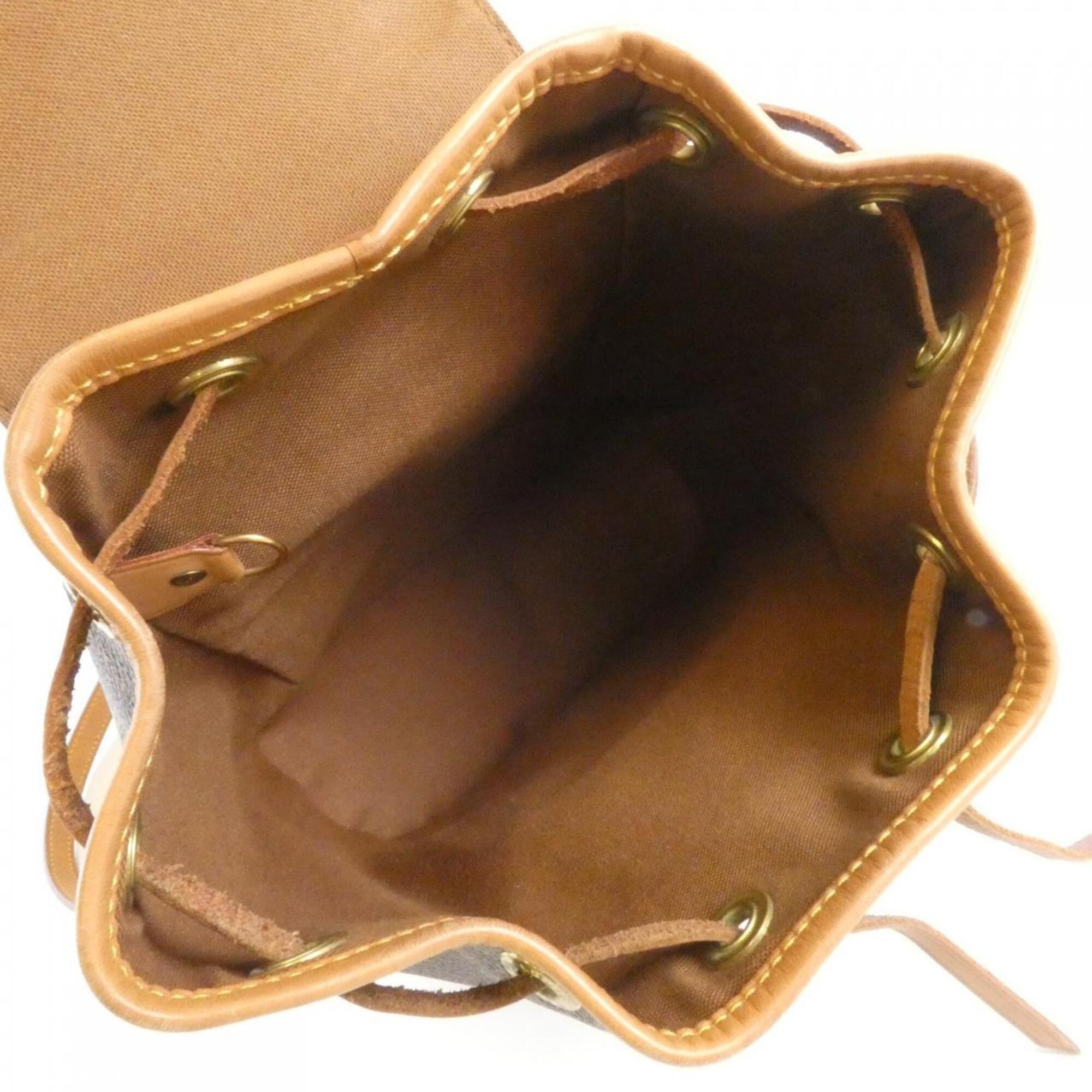Louis Vuitton Brown Coated Canvas Backpack (Pre-Owned)