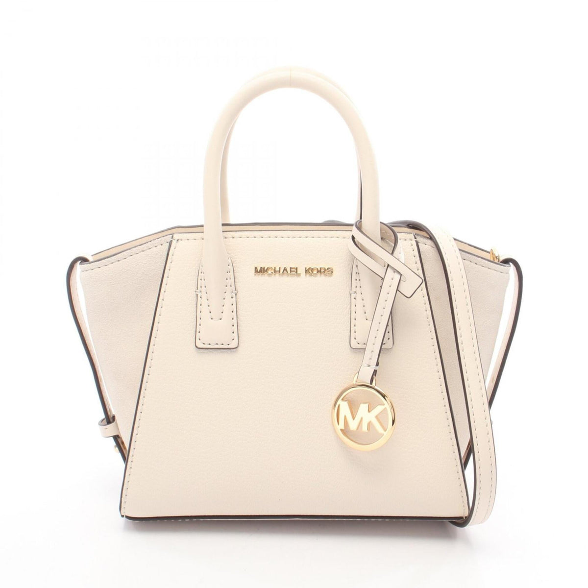 Michael Kors Ivory Leather Handbag (Pre-Owned)