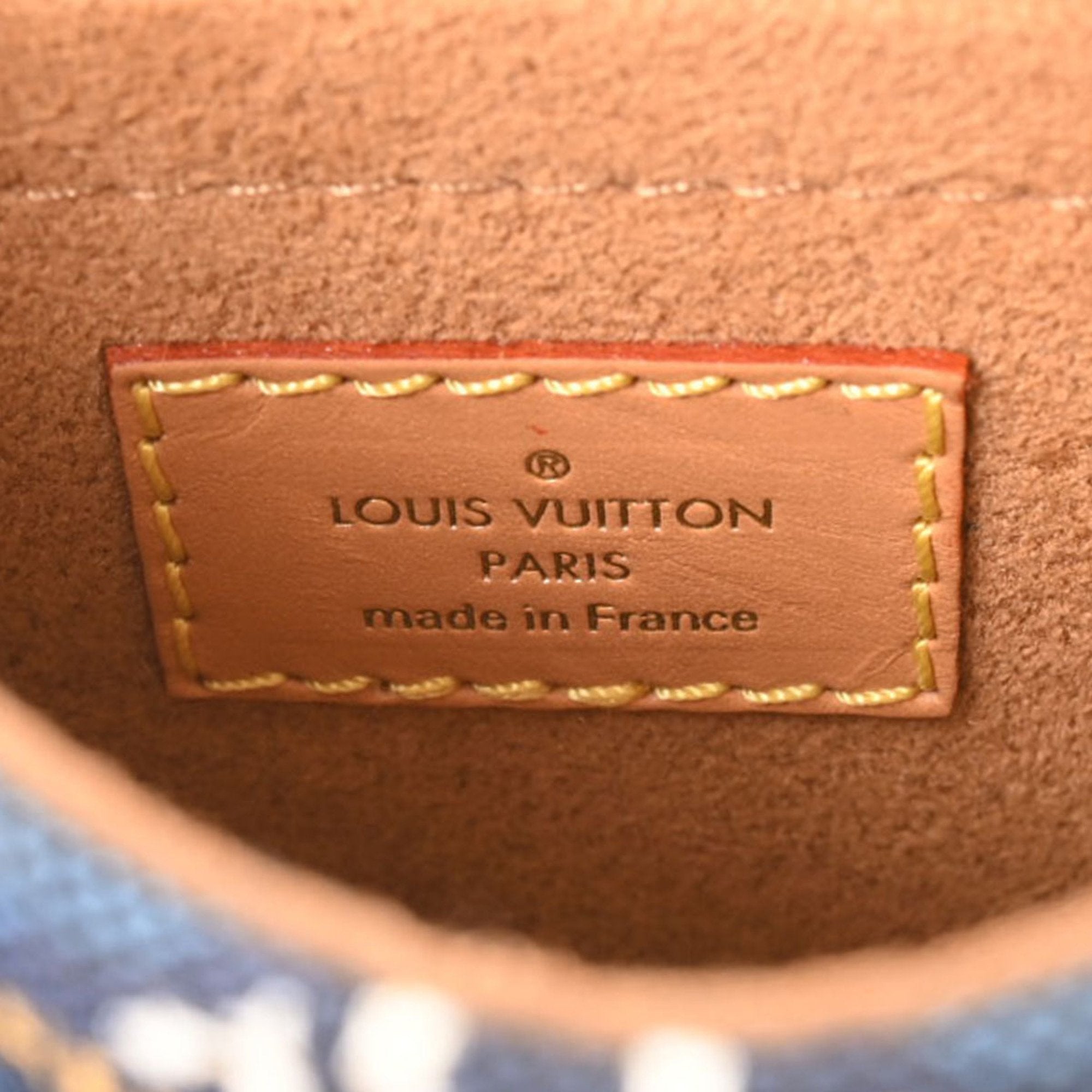 Louis Vuitton Blue Monogram Monogram Shoulder Bag (Pre-Owned)