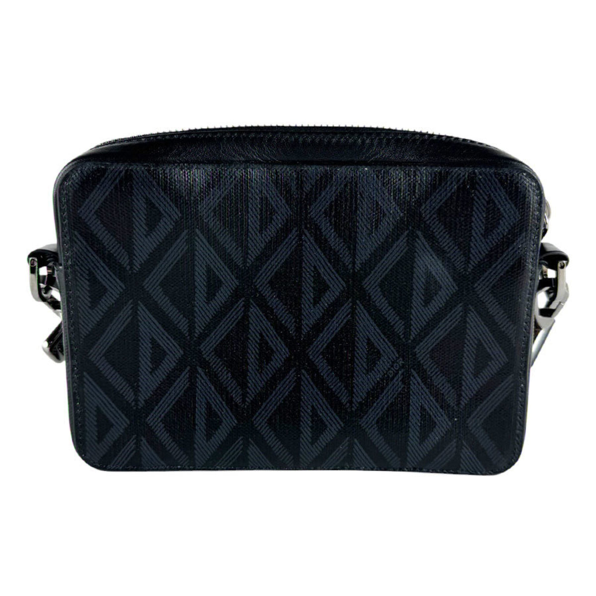 Christian Dior Black Coated Canvas Shoulder Bag (Pre-Owned)