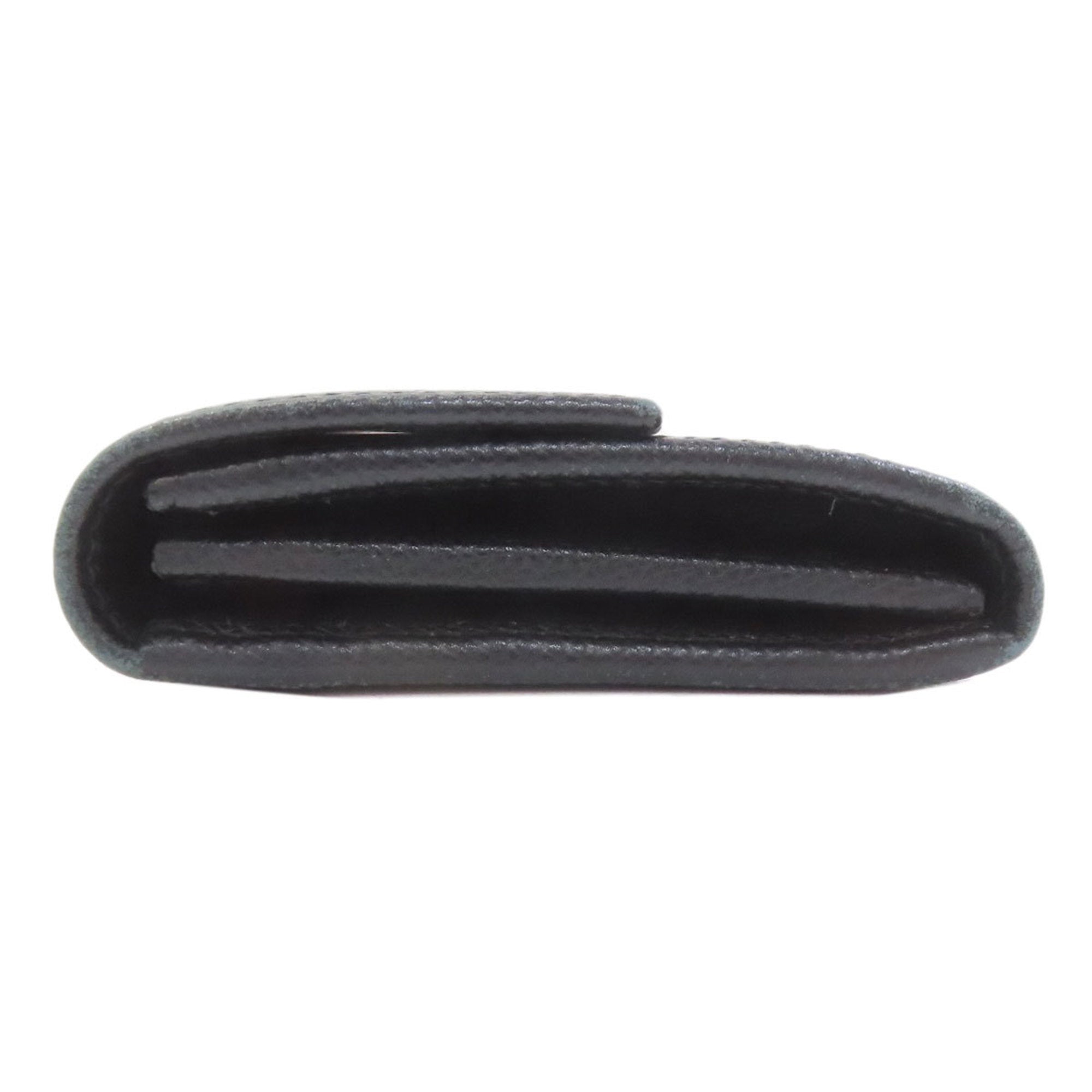 Salvatore Ferragamo Black Leather Long Wallet (Bi-Fold) (Pre-Owned)