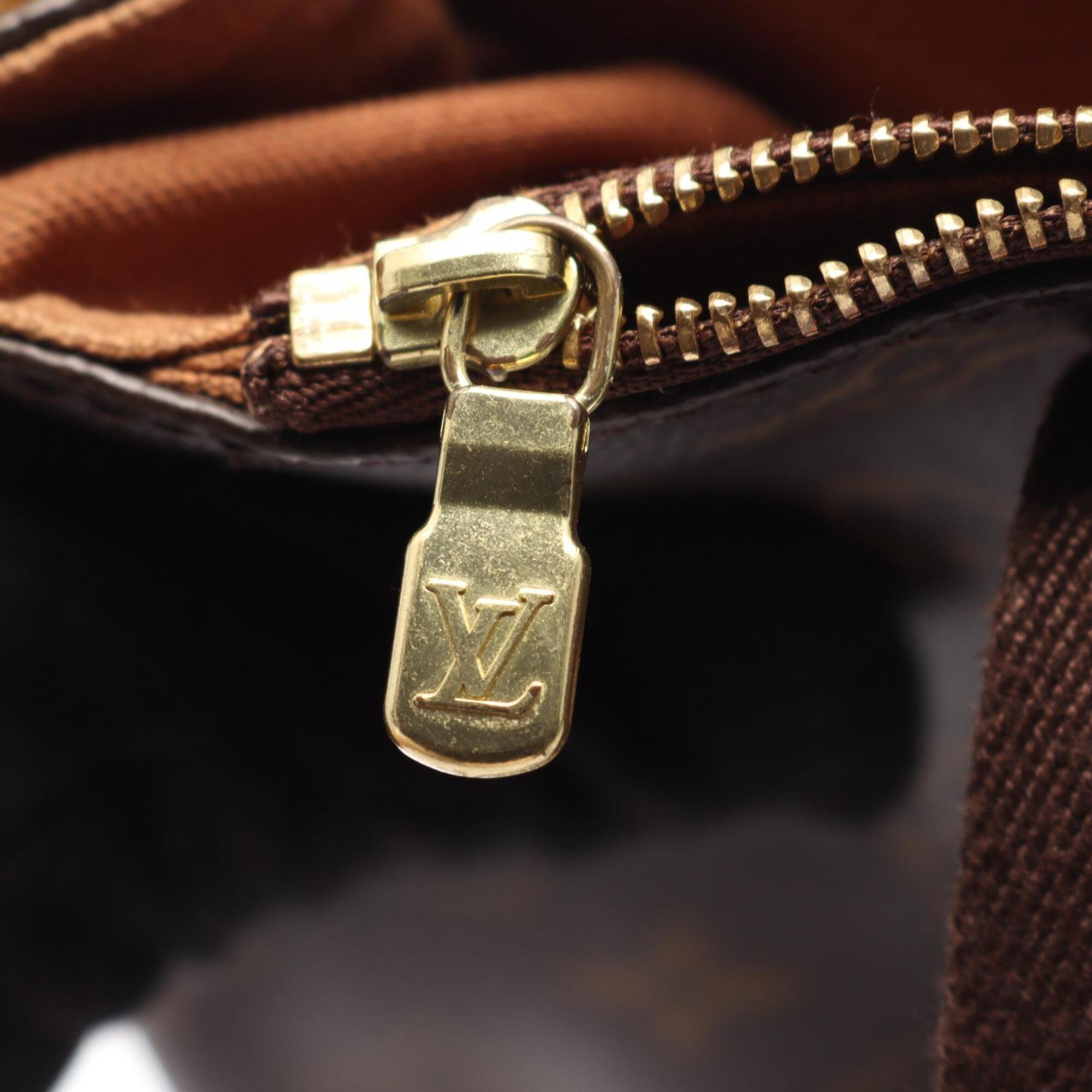 Louis Vuitton Brown Monogram Monogram Leather Handbag Tote Bag (Pre-Owned)