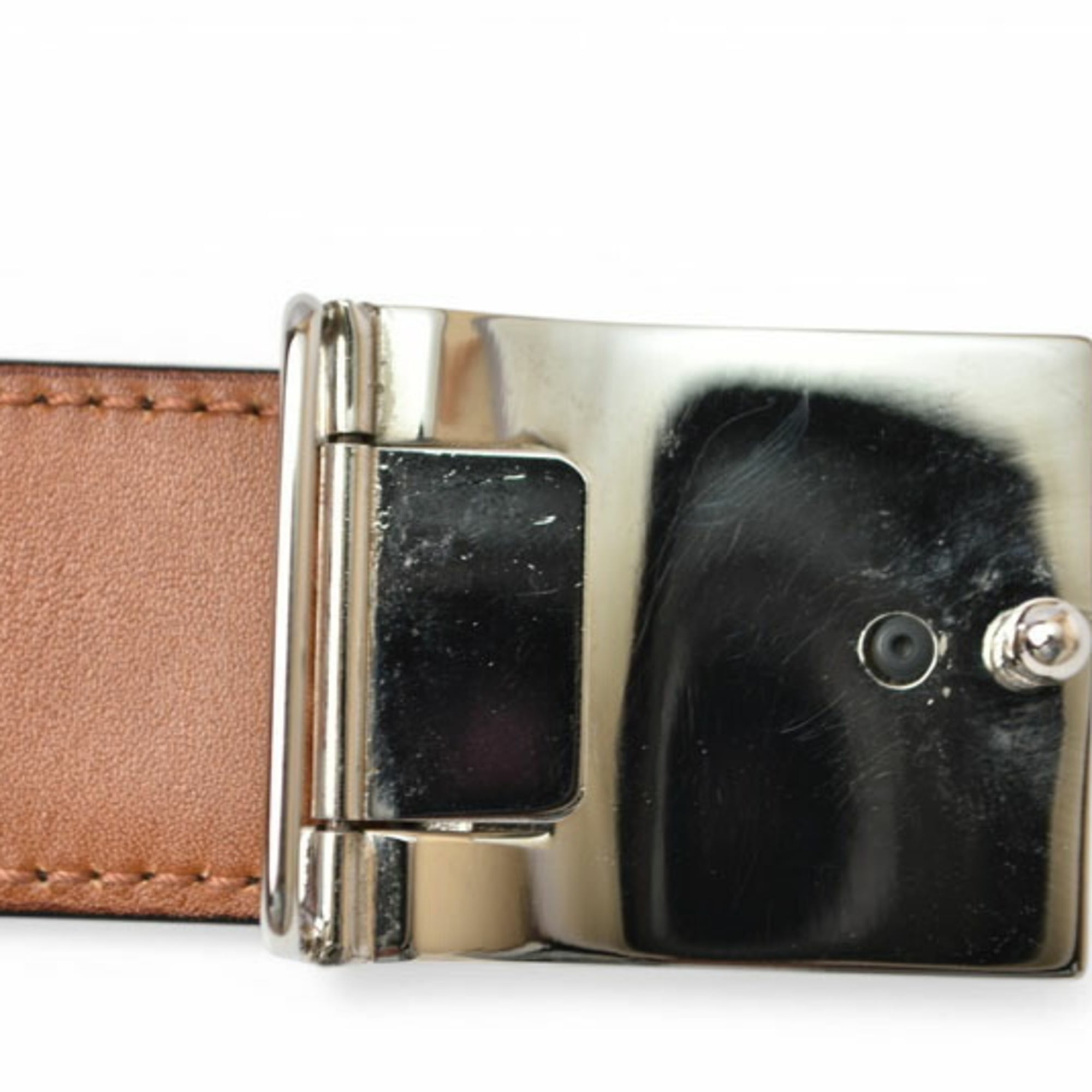 Celine Black Brown Standard Belt (Pre-Owned)