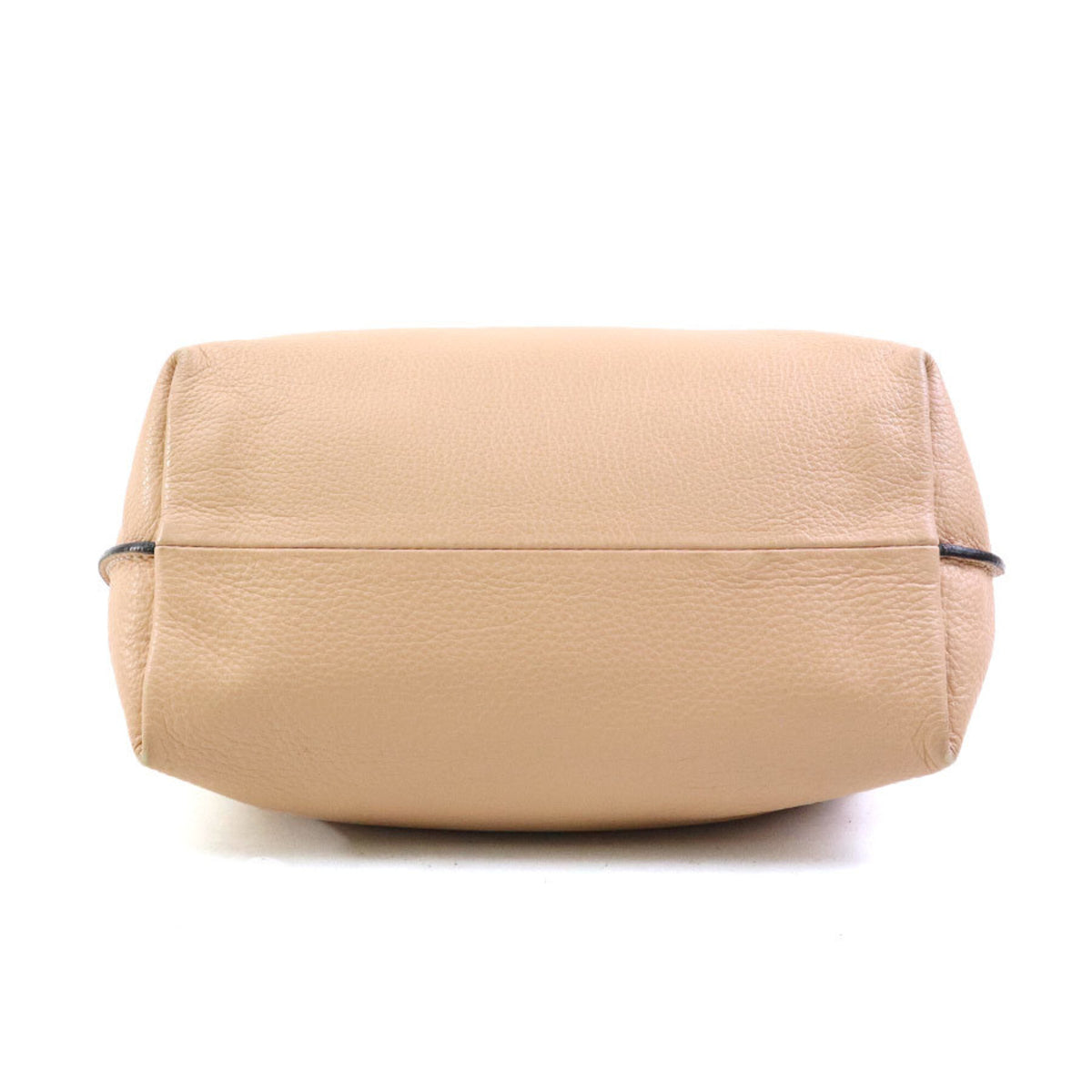 Tod's Pale Orange Leather Handbag Shoulder Bag (Pre-Owned)