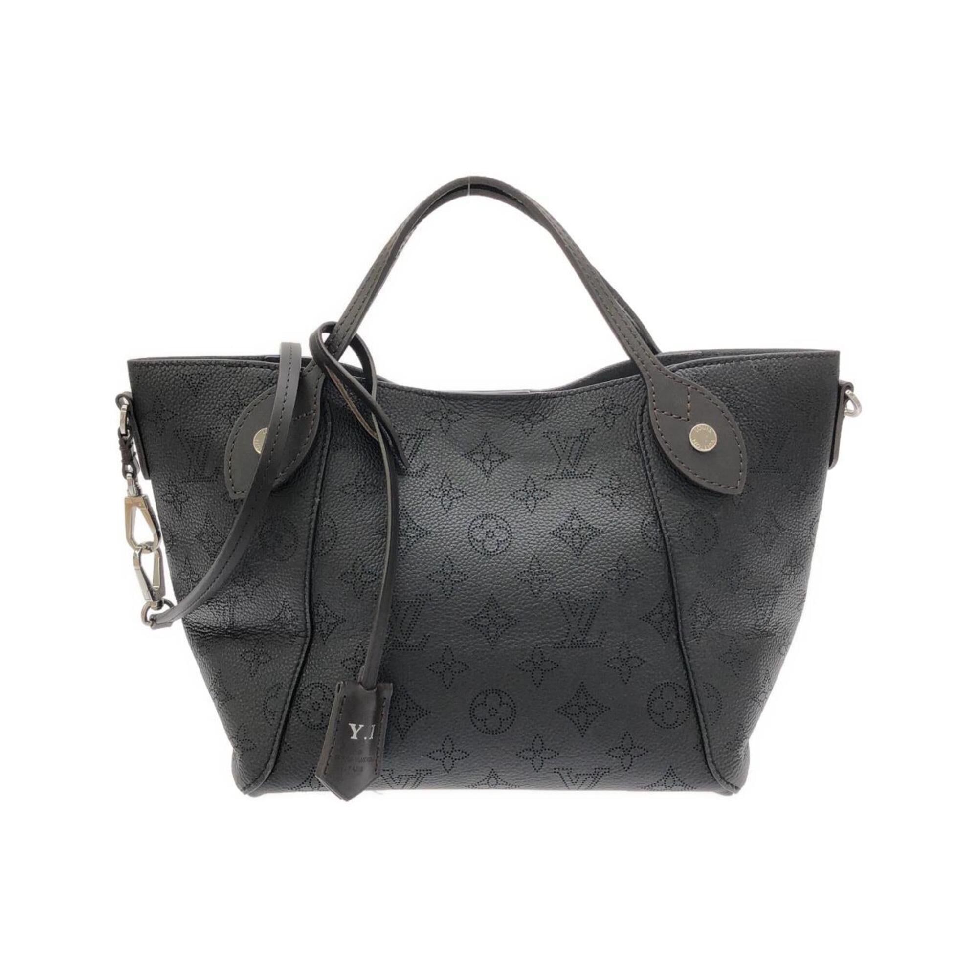 Louis Vuitton Black Leather Handbag (Pre-Owned)