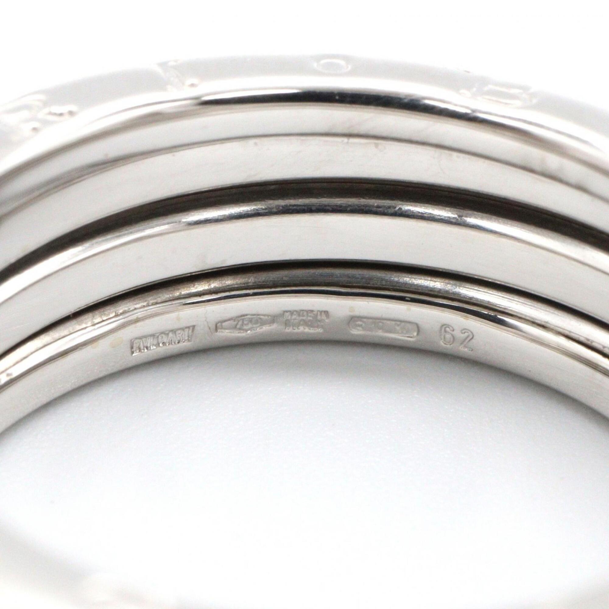 Bvlgari Silver White Gold (18K) Band Ring (Pre-Owned)