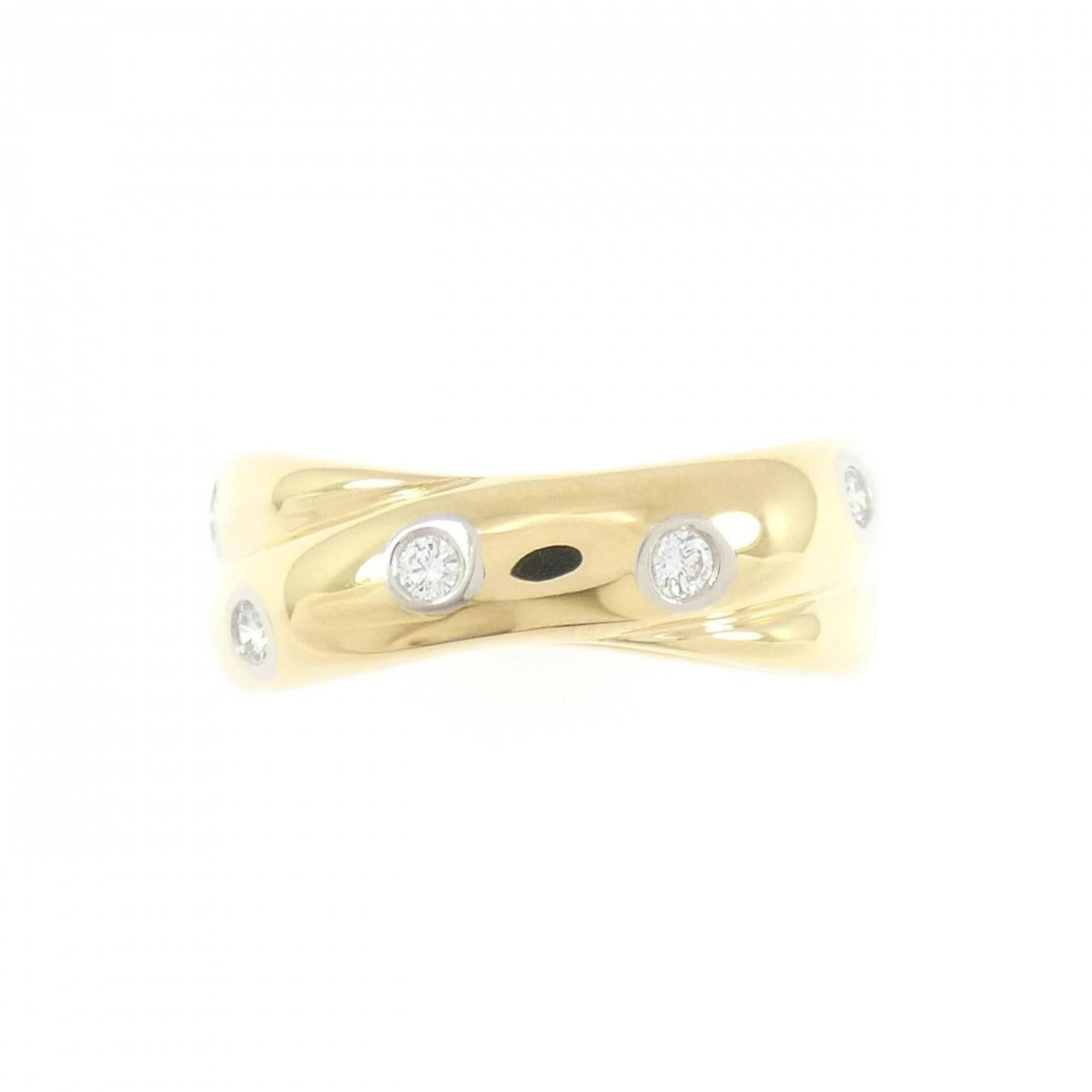 Tiffany Yellow Gold (18K) Platinum 950 Band Ring (Pre-Owned)