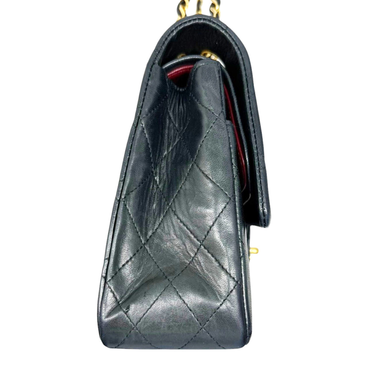 Chanel Black Leather Shoulder Bag (Pre-Owned)