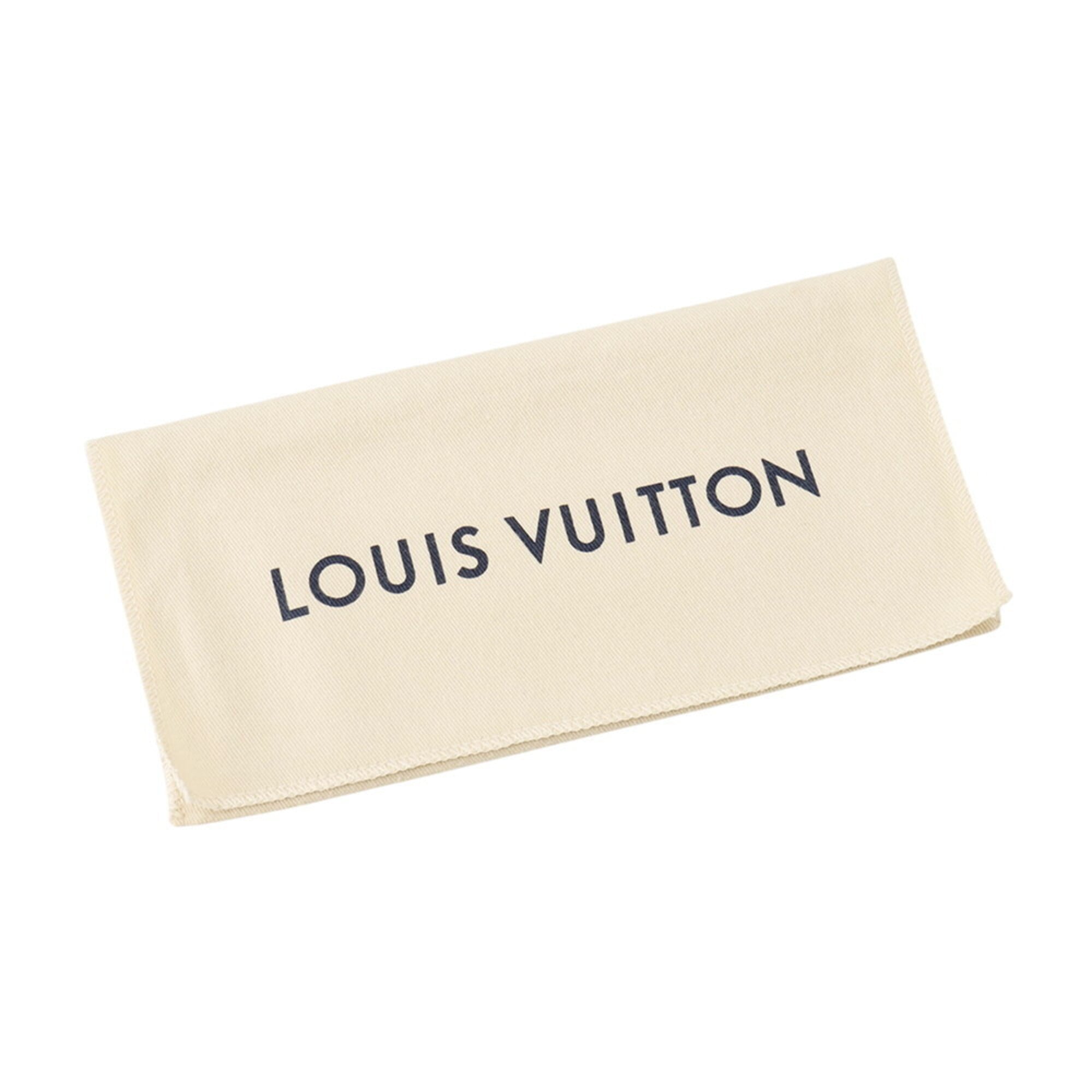 Louis Vuitton Black Noir Pink Leather Long Wallet (Bi-Fold) (Pre-Owned)