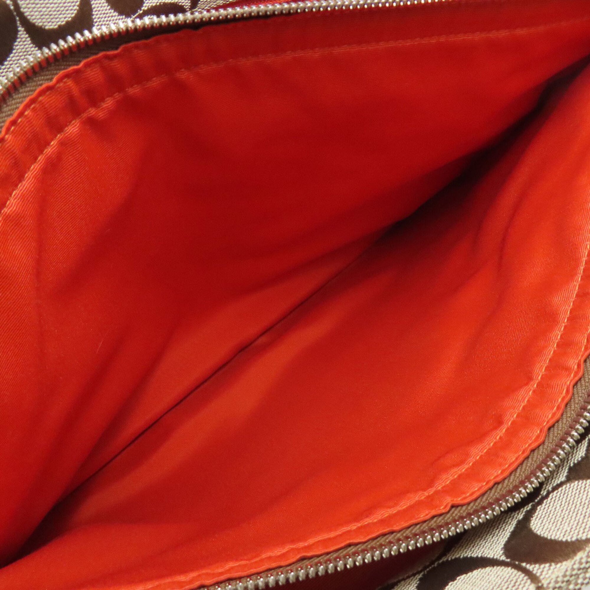 Coach Brown Canvas Tote Bag (Pre-Owned)