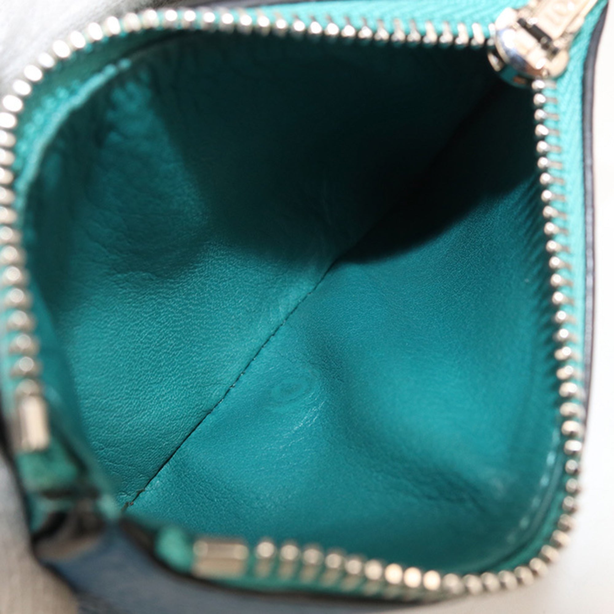 Loewe Blue Leather Wallet (Tri-Fold) (Pre-Owned)