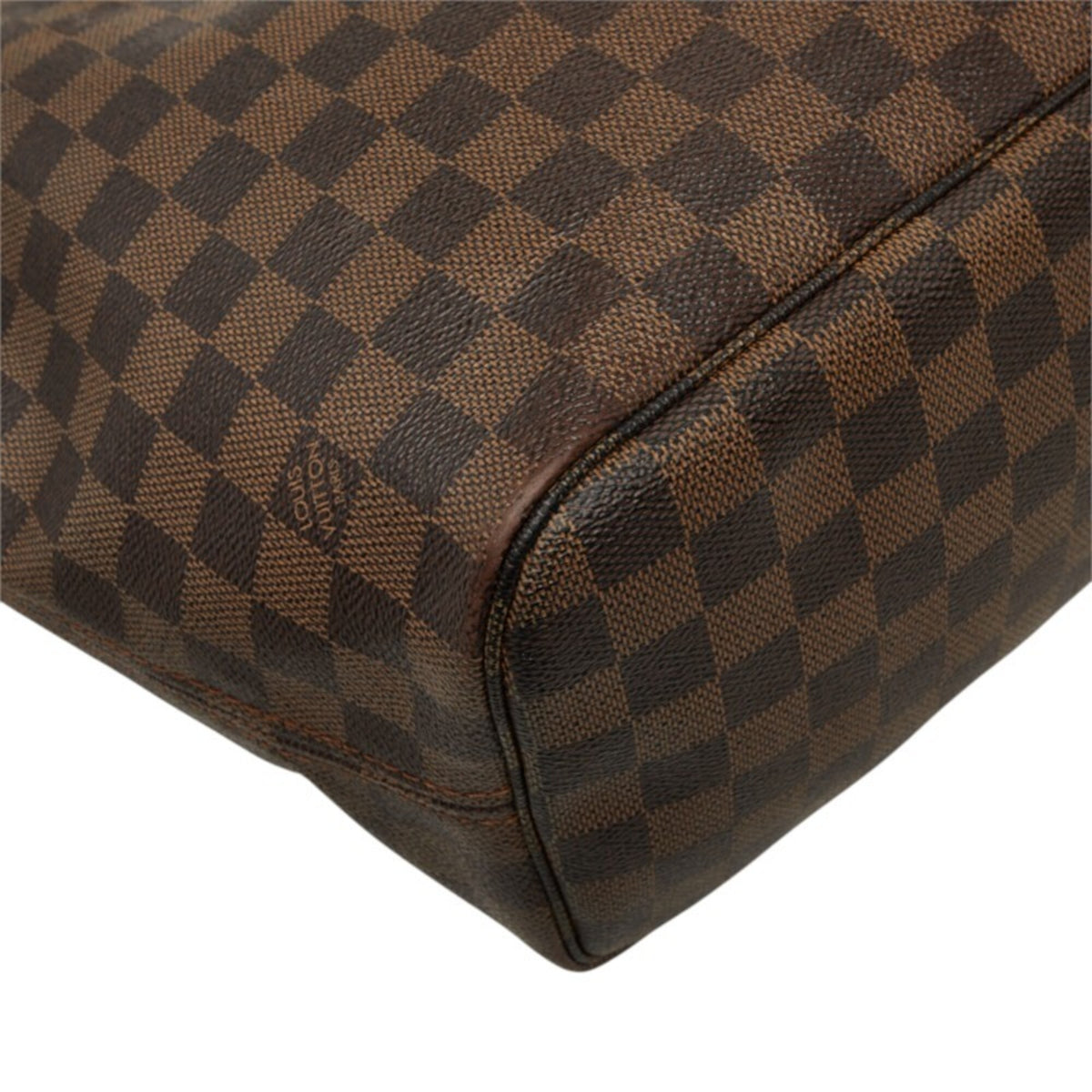 Louis Vuitton Damier Brown Damier Canvas Pvc Leather Shoulder Bag Tote Bag (Pre-Owned)