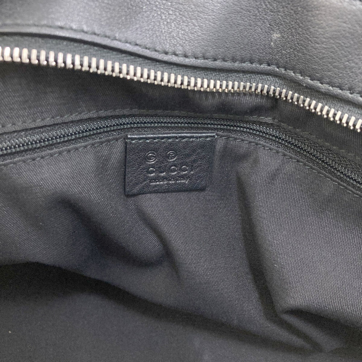 Gucci Black Leather Tote Bag (Pre-Owned)