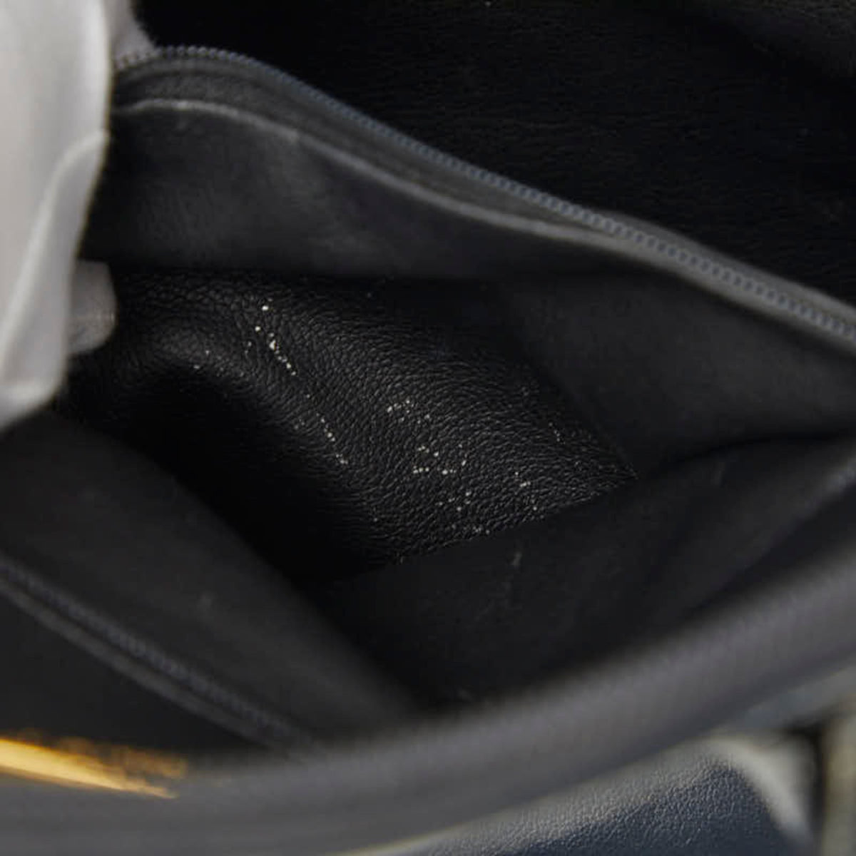 Saint Laurent Navy Leather Handbag Shoulder Bag (Pre-Owned)