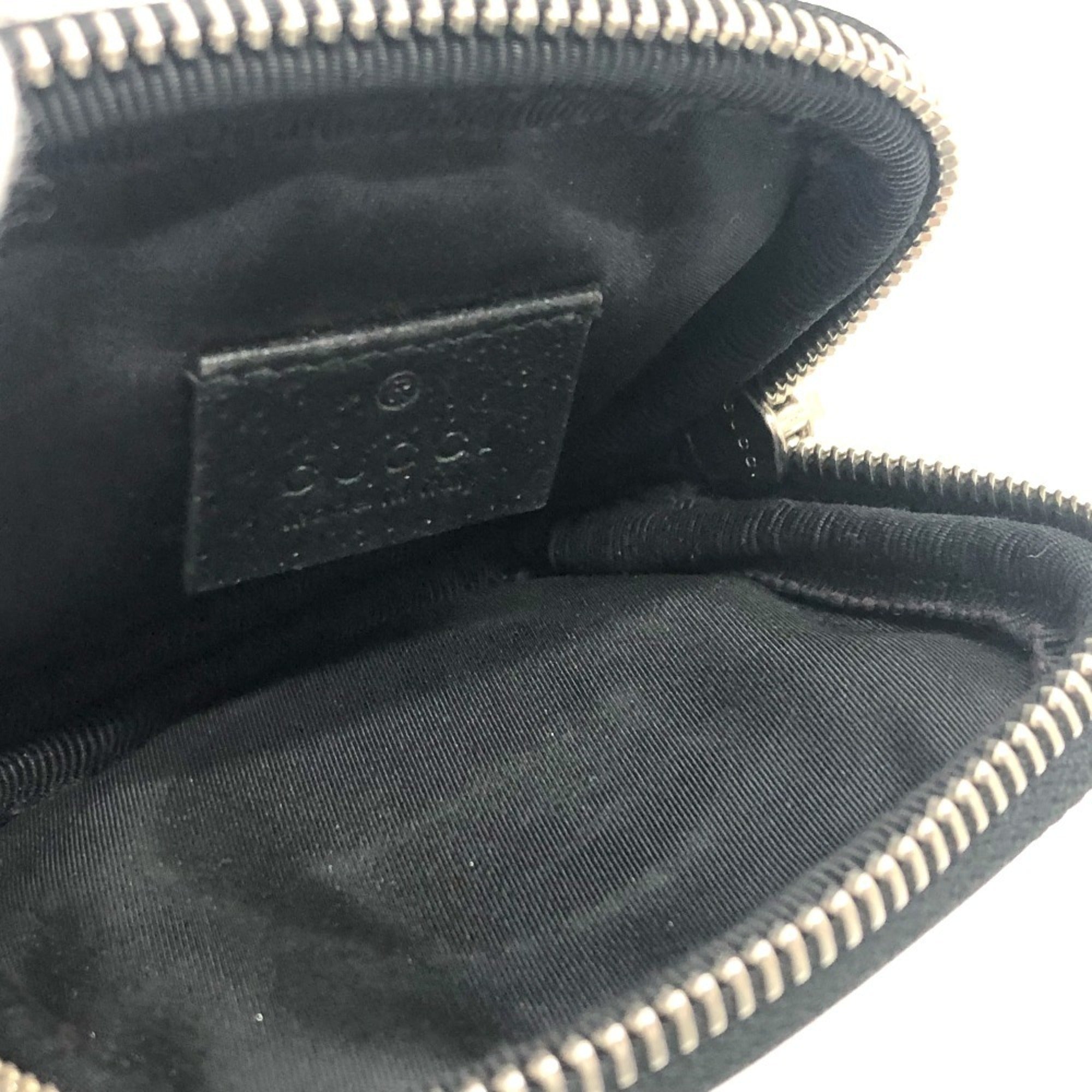 Gucci Black Gg Canvas Coin Purse/Coin Case (Pre-Owned)