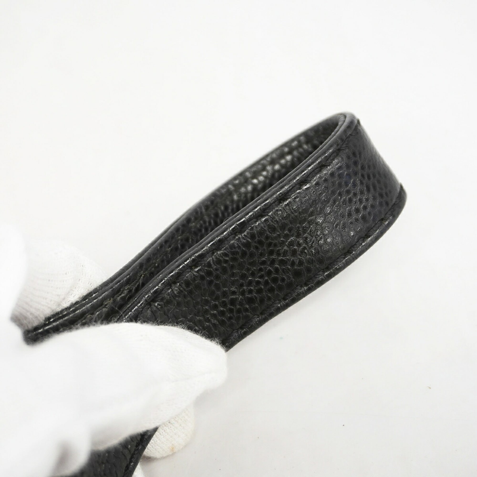 Chanel Black Grained Calfskin Tote Bag (Pre-Owned)