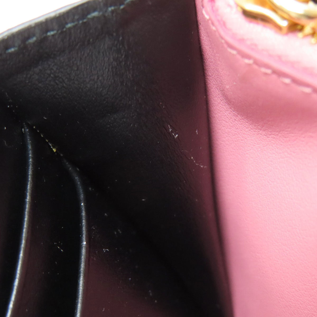 Miu Miu Black Leather Long Wallet (Bi-Fold) (Pre-Owned)