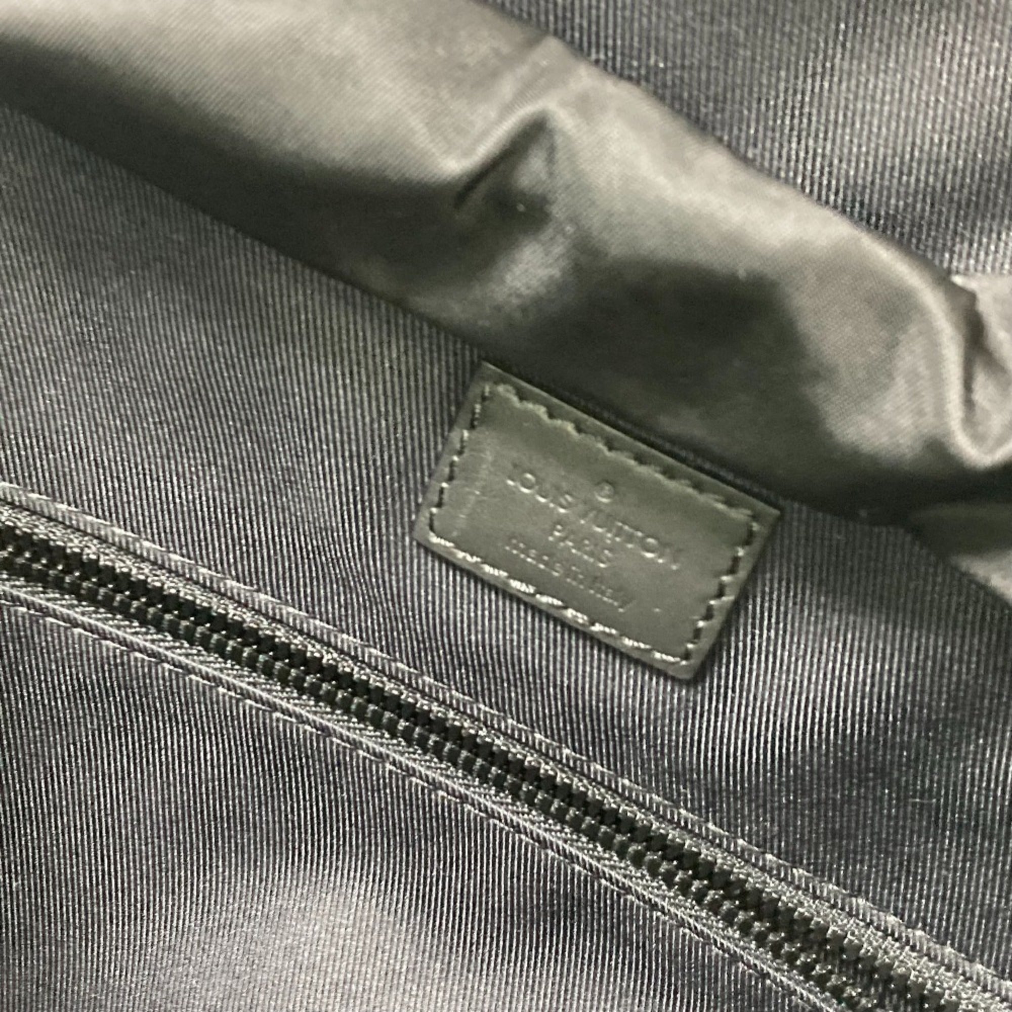 Louis Vuitton Black Leather Backpack (Pre-Owned)
