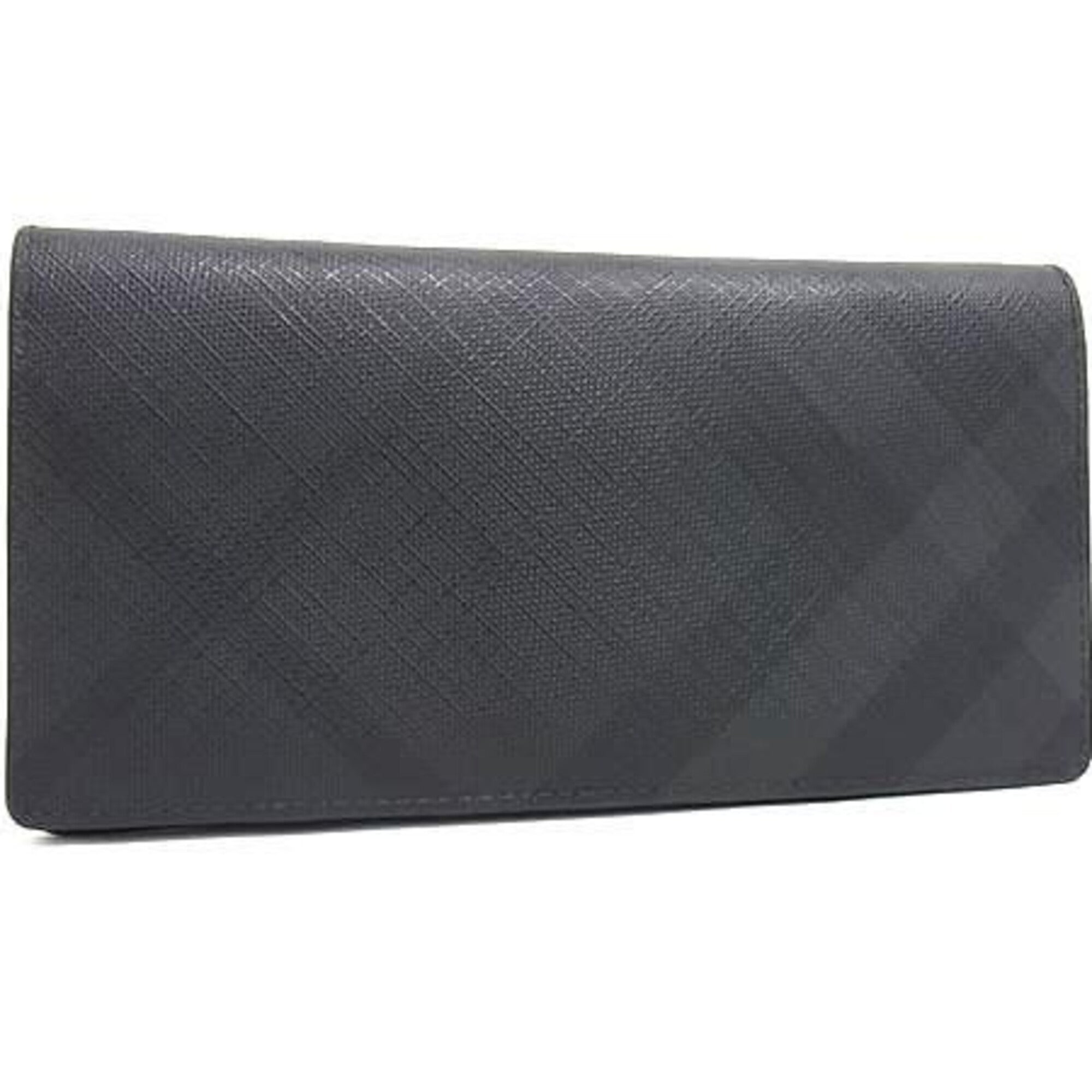 Burberry Black Pvc Long Wallet (Bi-Fold) (Pre-Owned)