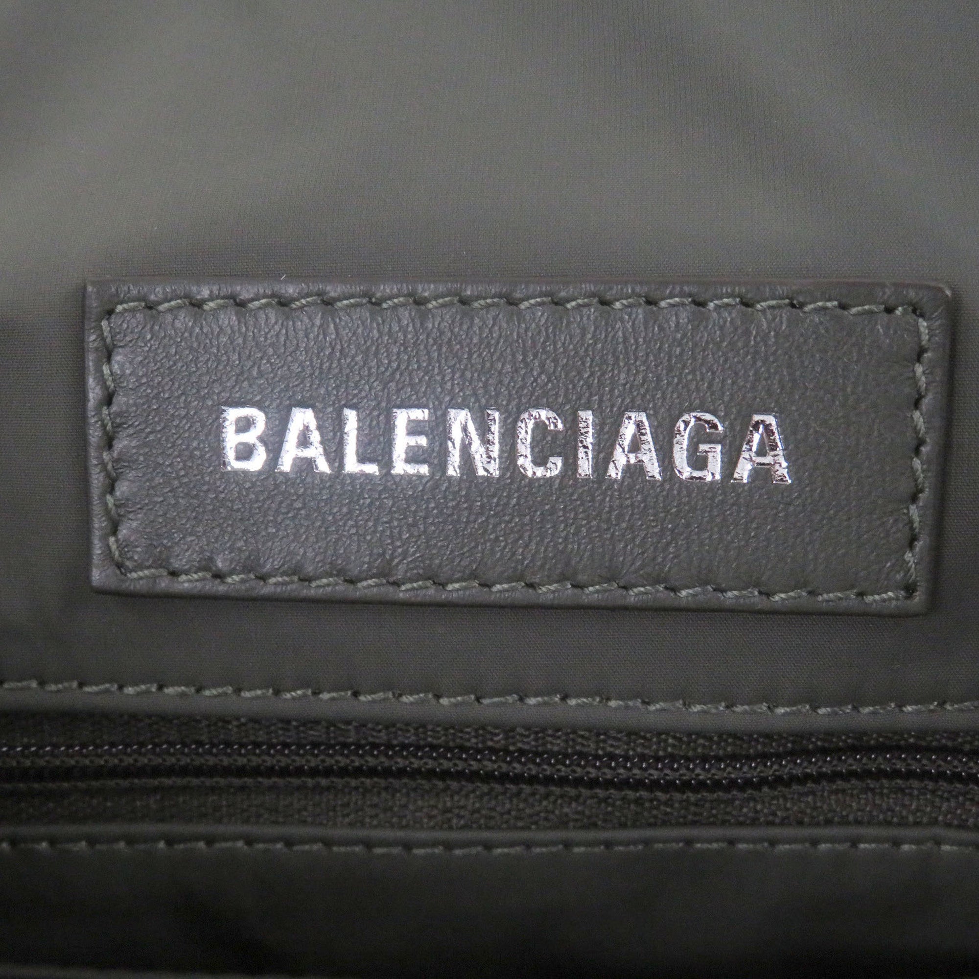 Balenciaga Khaki Polyamide Handbag Shoulder Bag (Pre-Owned)