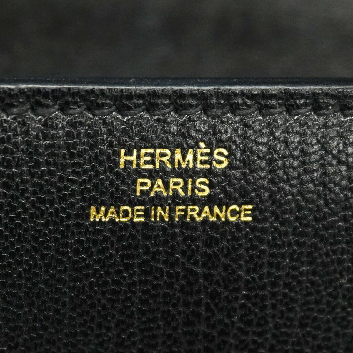 Hermes Black Chevre Myzore Leather Shoulder Bag (Pre-Owned)